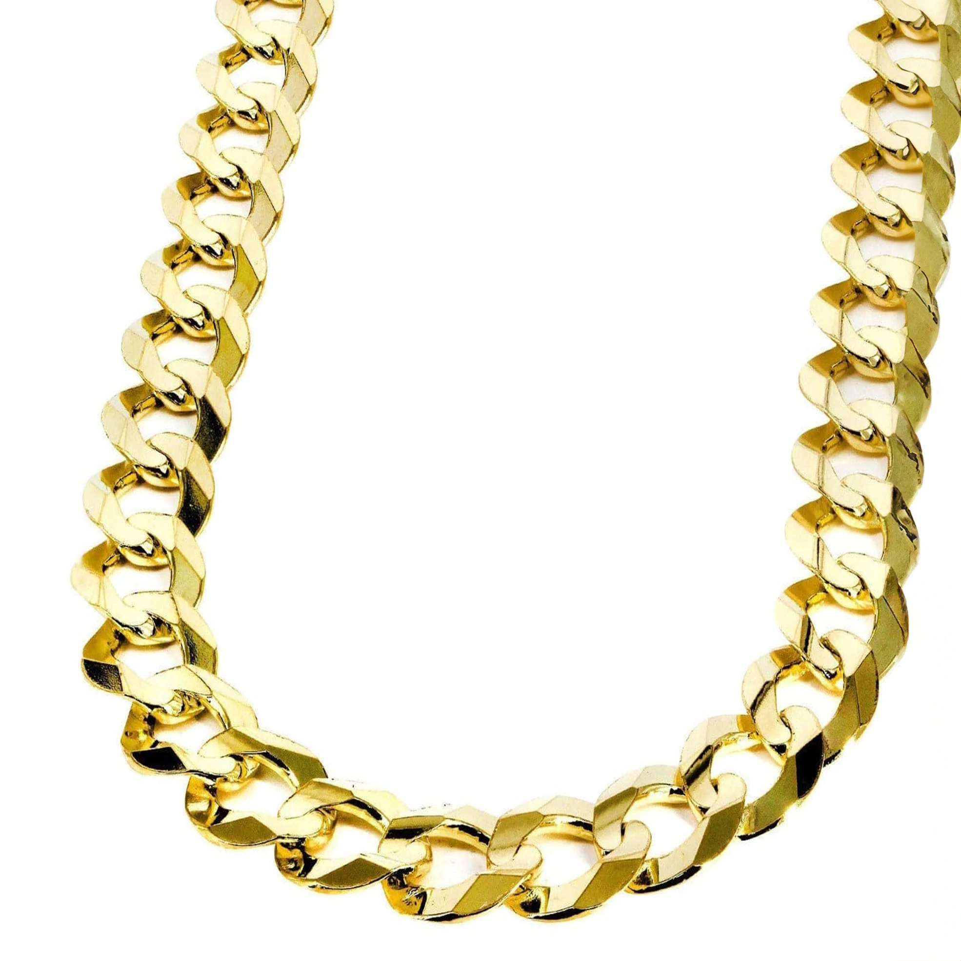 10K Gold Curb Necklace / 6 MM - Image 2