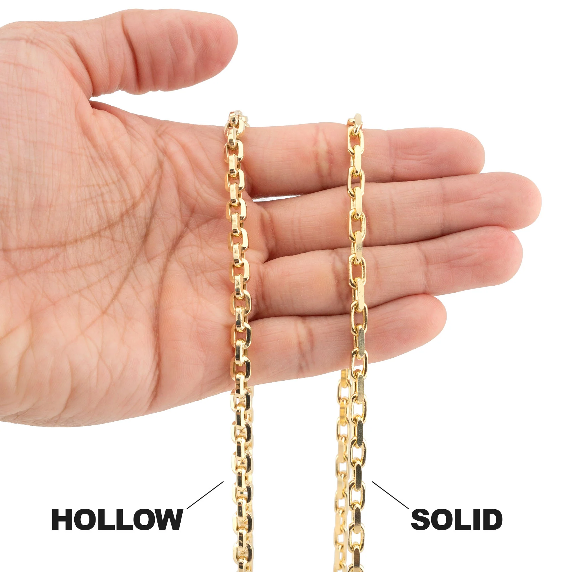 10K Gold Hermes Necklace / 5 MM - Image 5