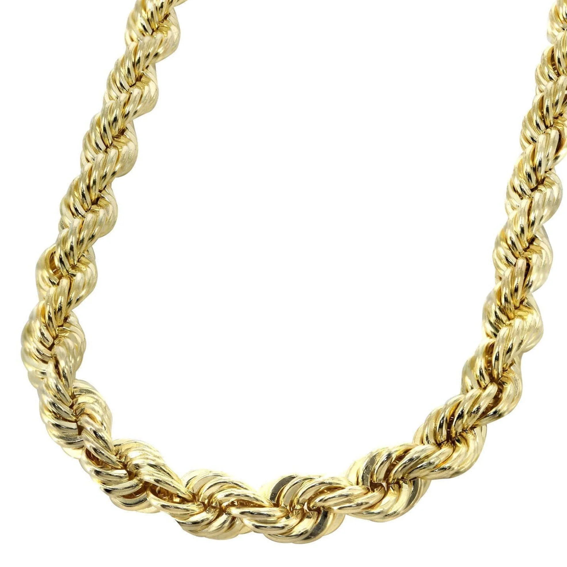 10K Gold Rope Necklace / 4 MM - Image 2