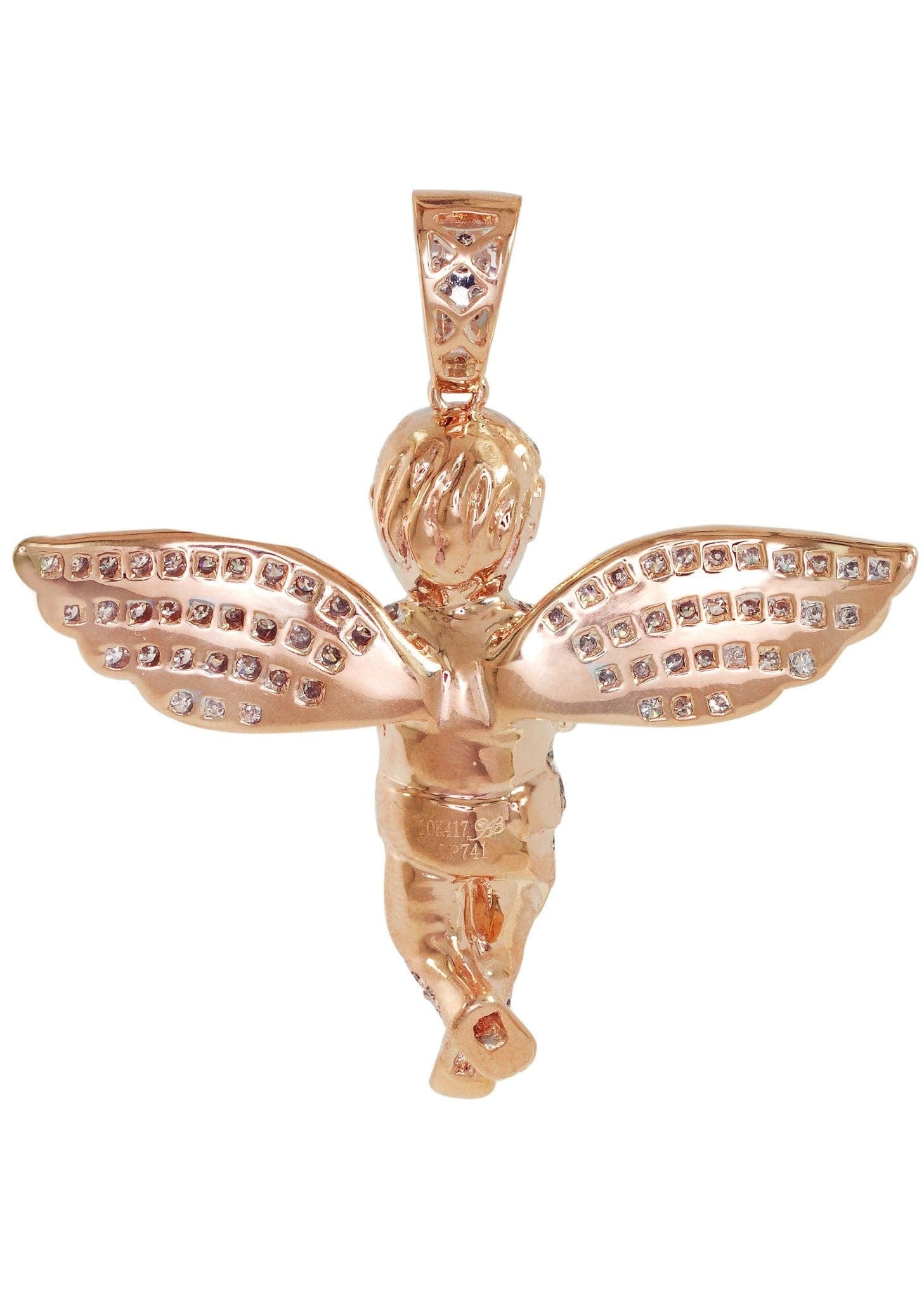 Diamond Angel Pendant | 16.86 Grams | 2.63 Carats - Image 4
