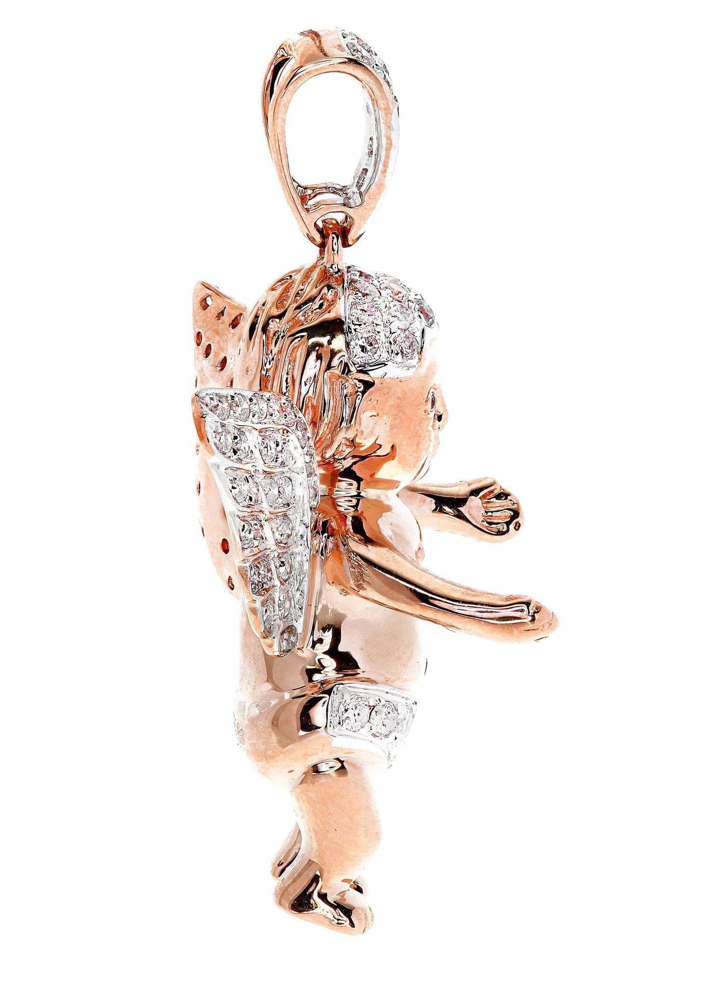 Diamond Angel Pendant | 9.49 Grams | 0.99 Carats - Image 2