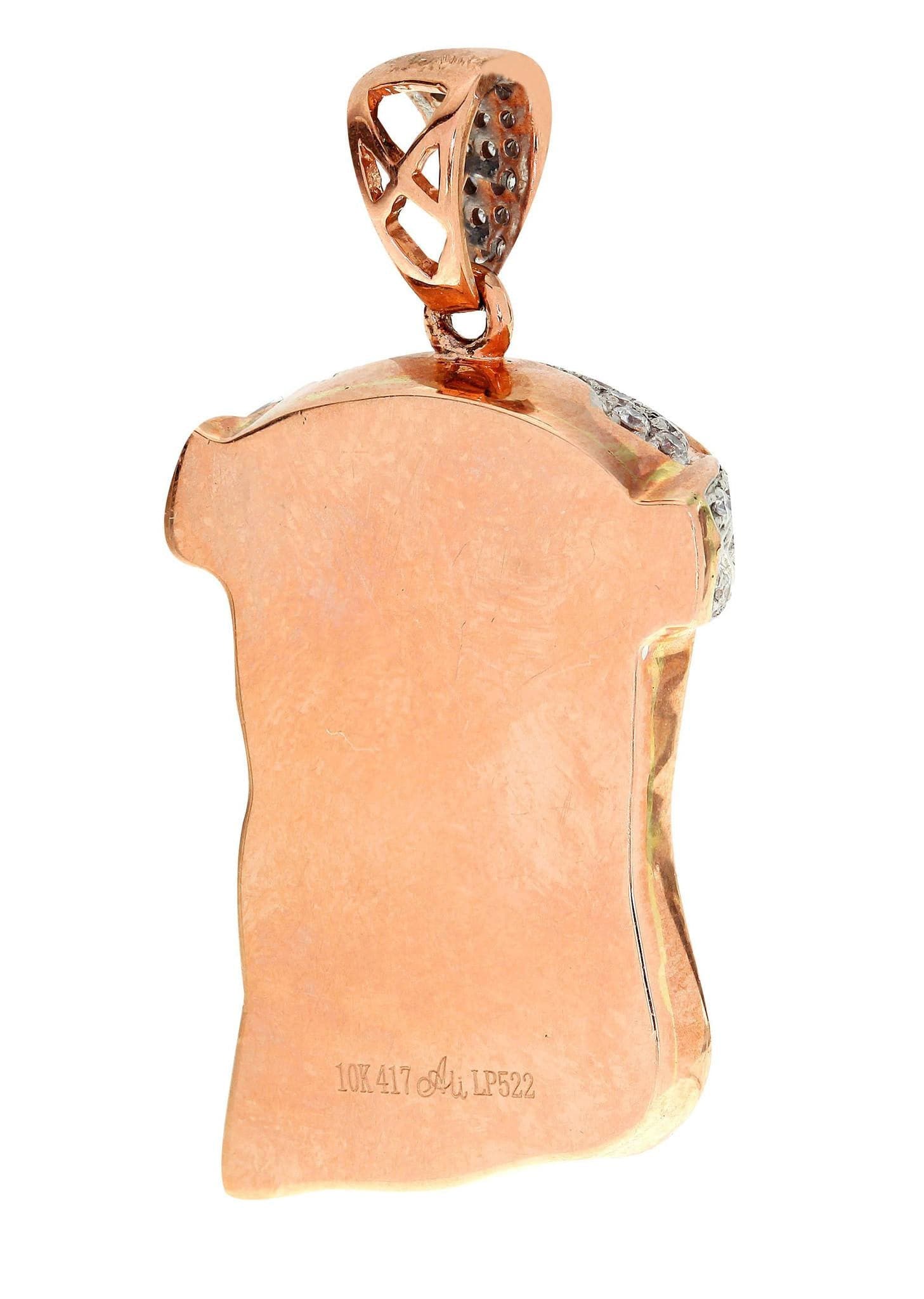 Diamond Jesus Piece | 11.34 Grams | 1.17 Carats - Image 4