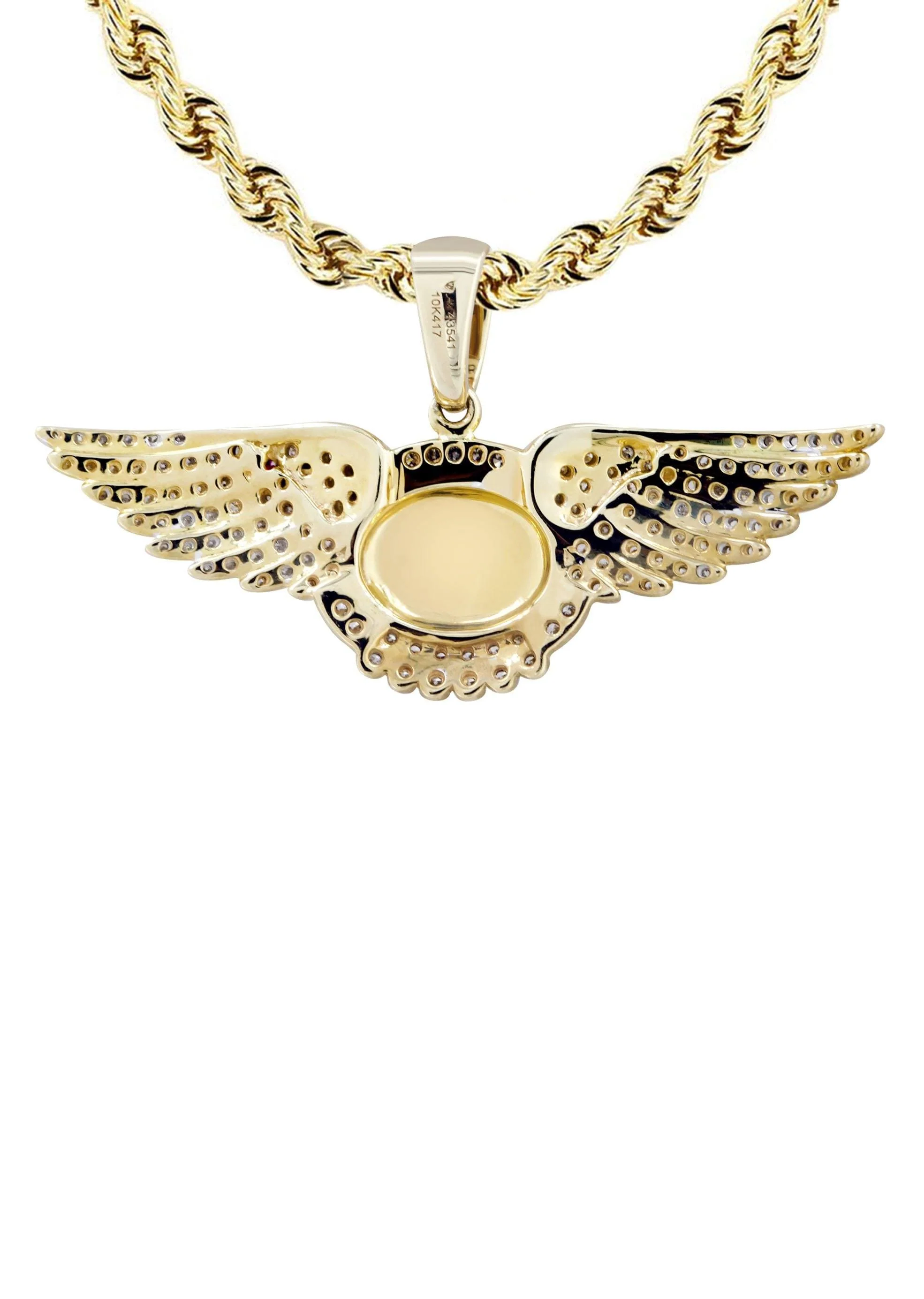 10K Yellow Gold Bentley Diamond Necklace  | 0.54 Carats - Image 3