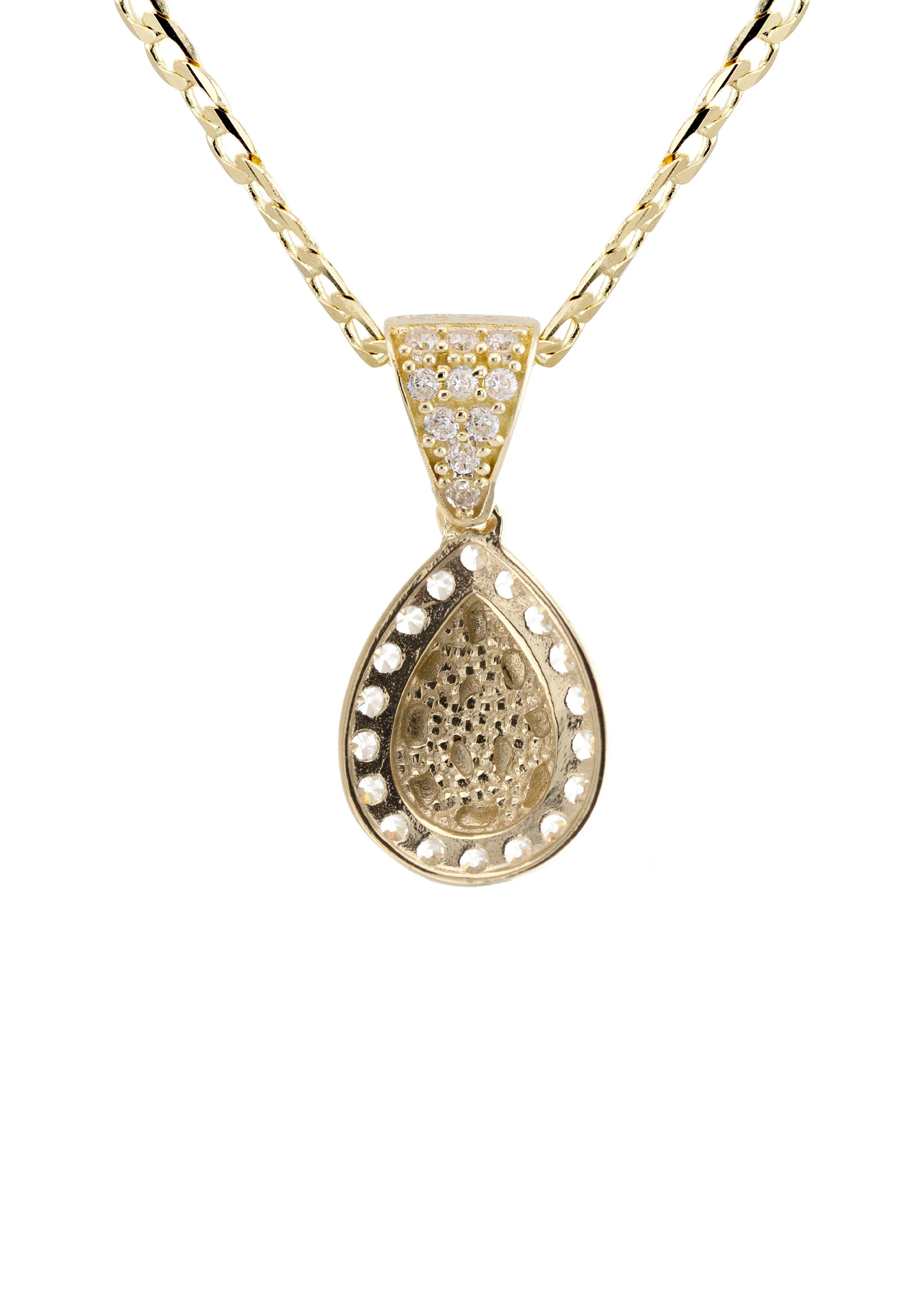 10K Yellow Gold Nugget Necklace | Appx. 1 - 5 Grams - Image 3