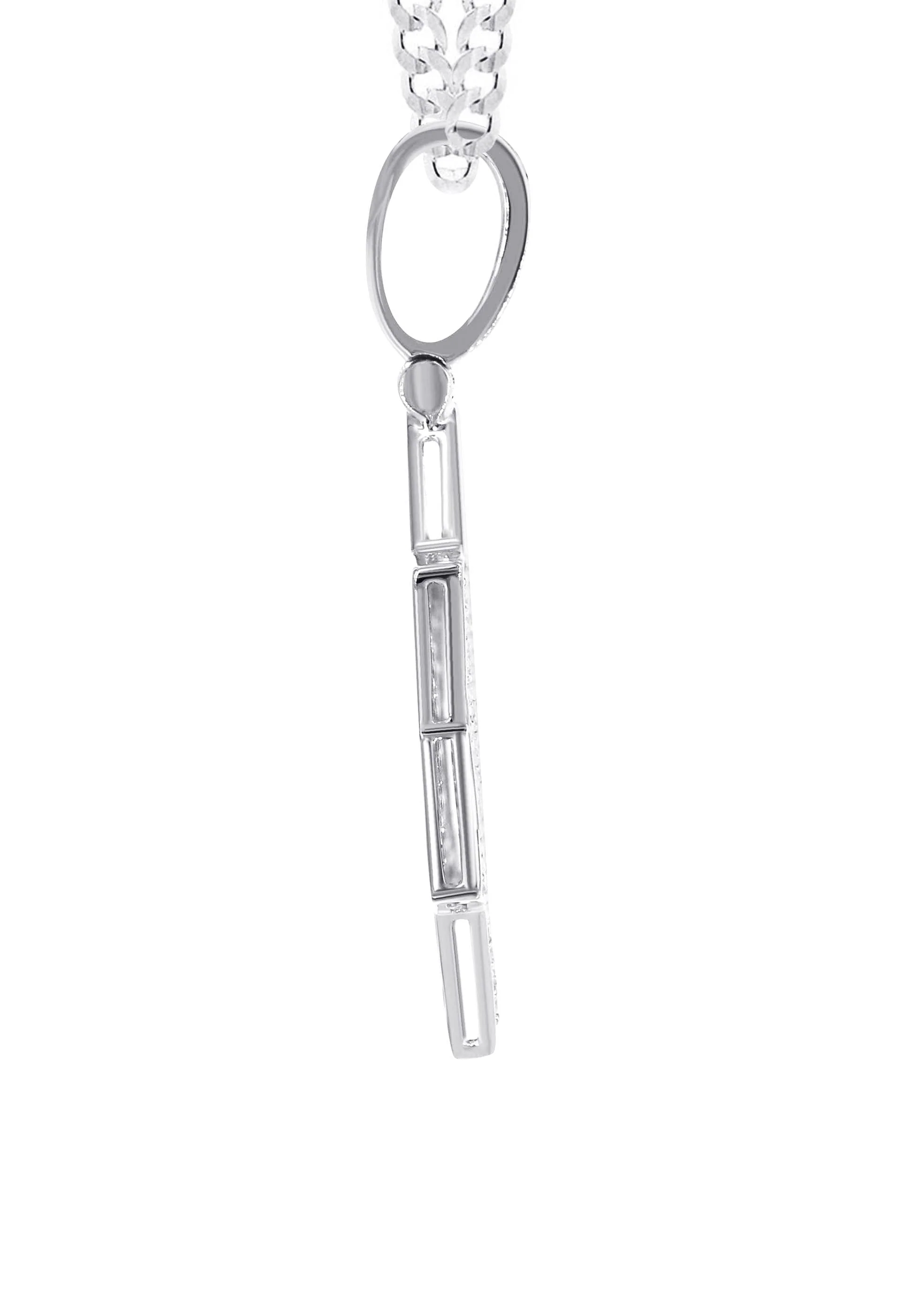 14K White Gold Diamond Star of David Necklace | 1.58 Carats - Image 4