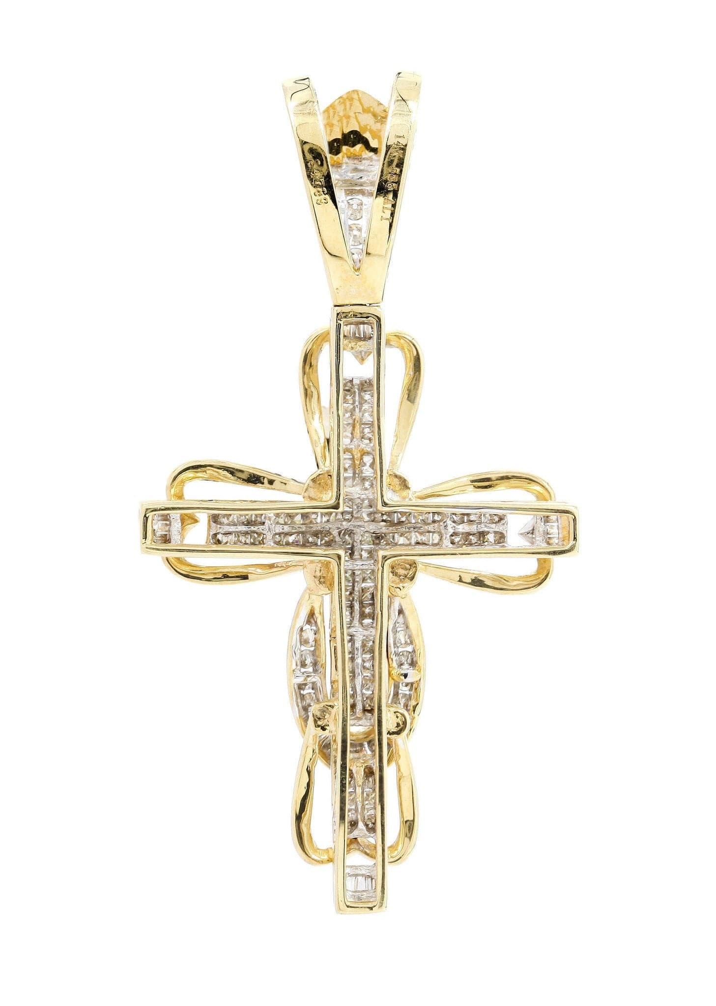 Diamond Cross Pendant | 1.22 Carats | 8.62 Grams - Image 3