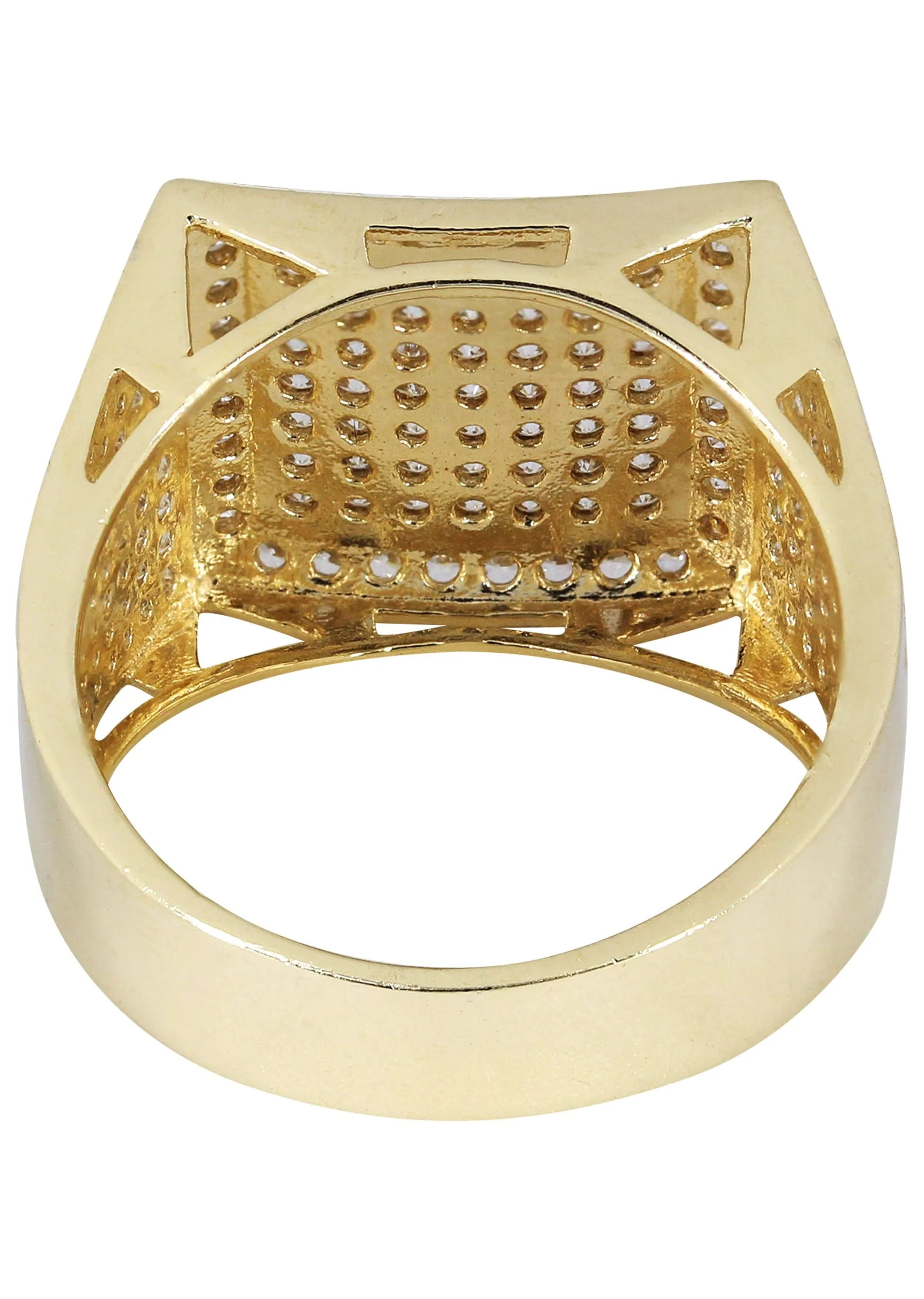 10K Gold Ring For Men - Mens Pinky Ring   |  9.4 Grams - Image 3