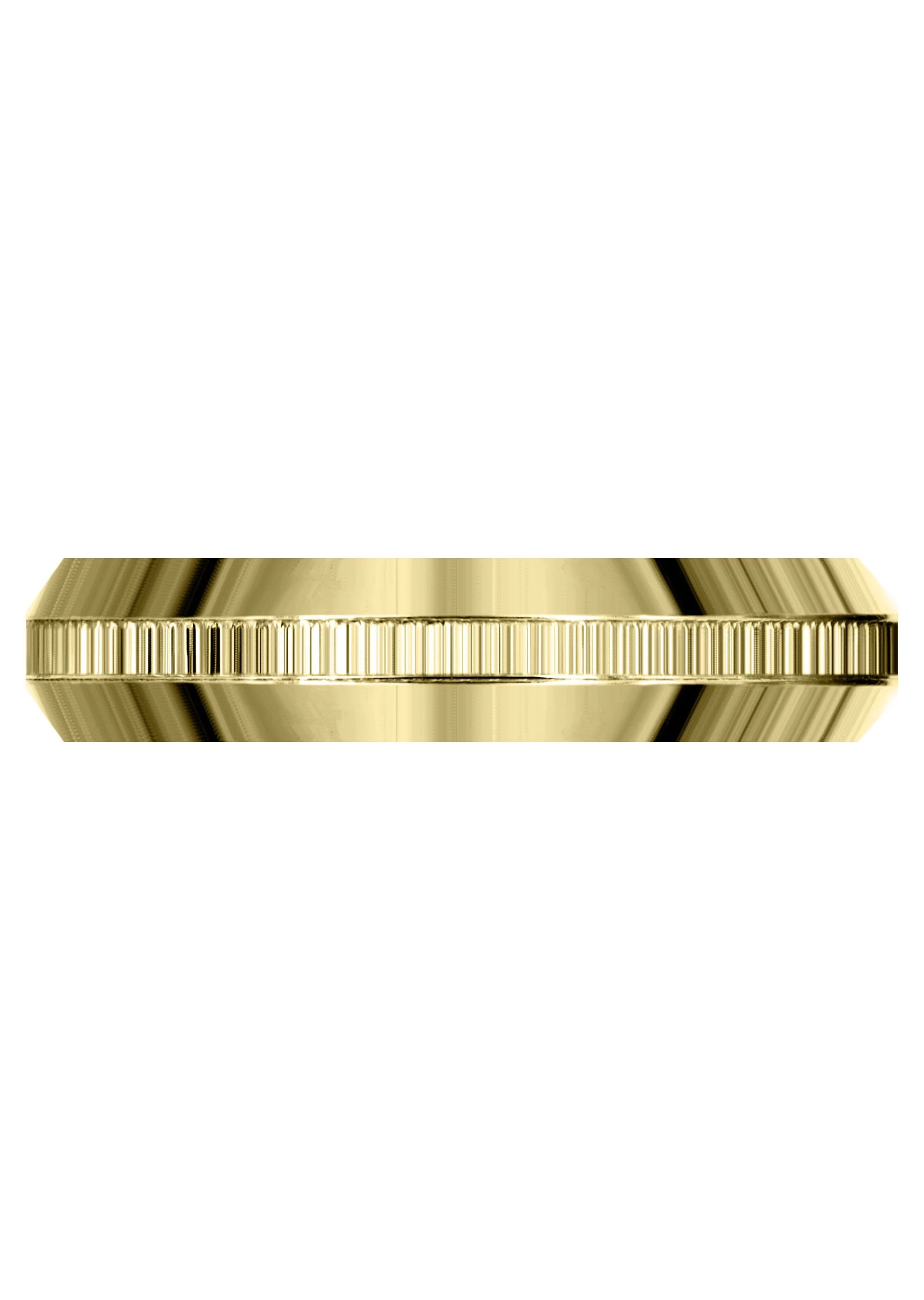 Yellow Gold Basic Carved Celtic Mens Wedding Band | High Polish Finish (Nolan) - Image 2