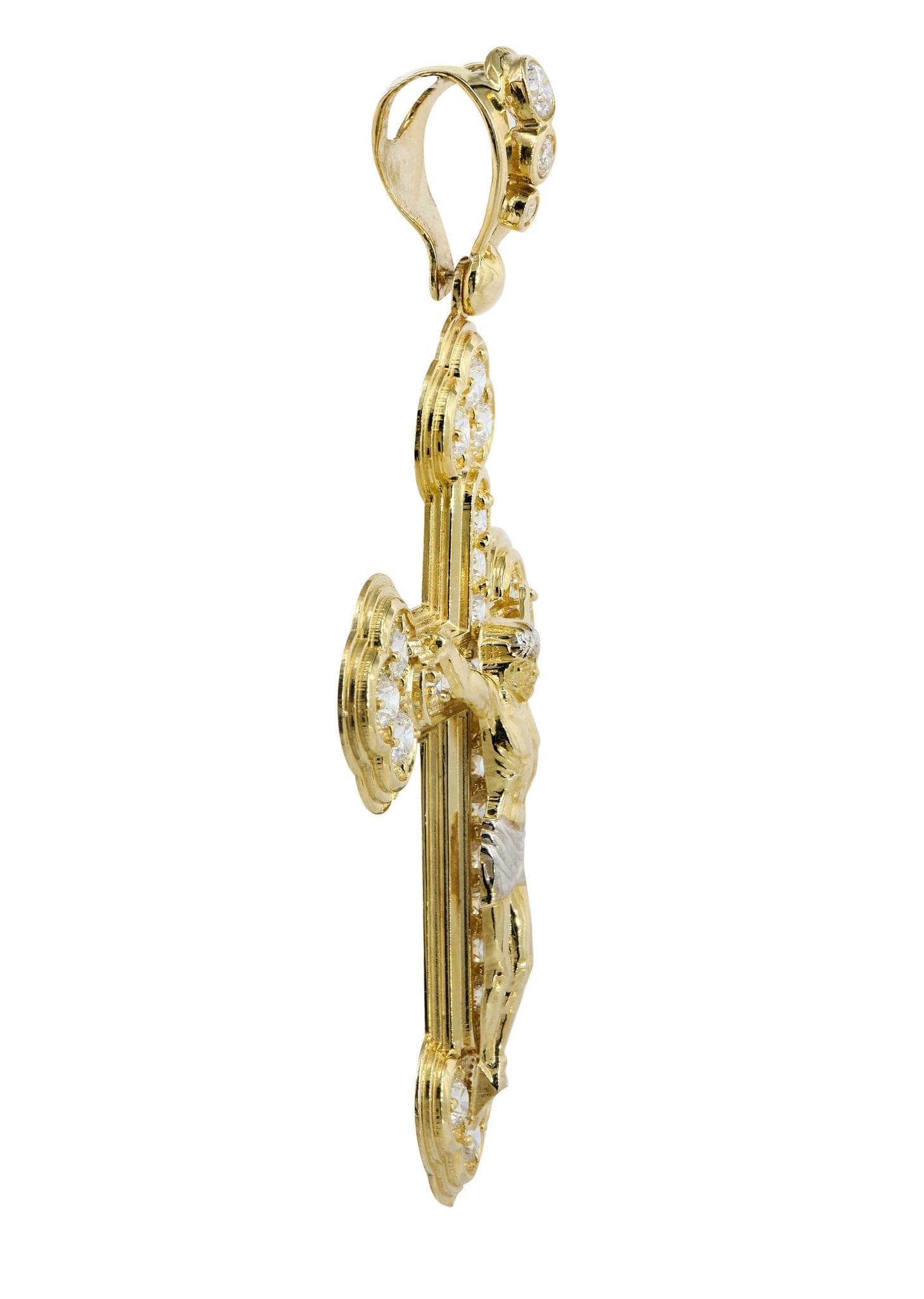 10K Gold Cross / Crucifix Pendant  |  13 Grams - Image 4