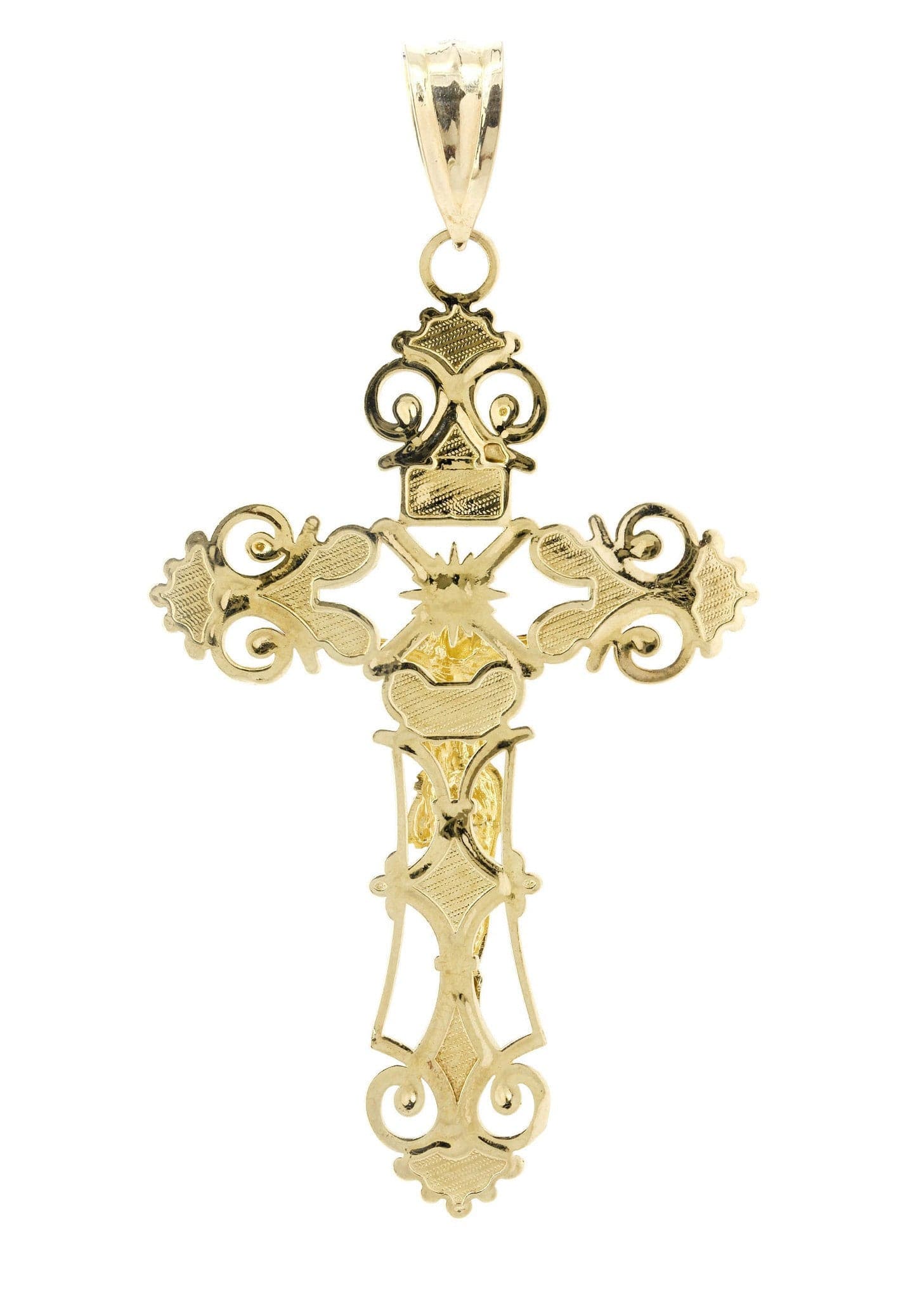 10K Gold Cross / Crucifix Pendant  |  22 Grams - Image 3