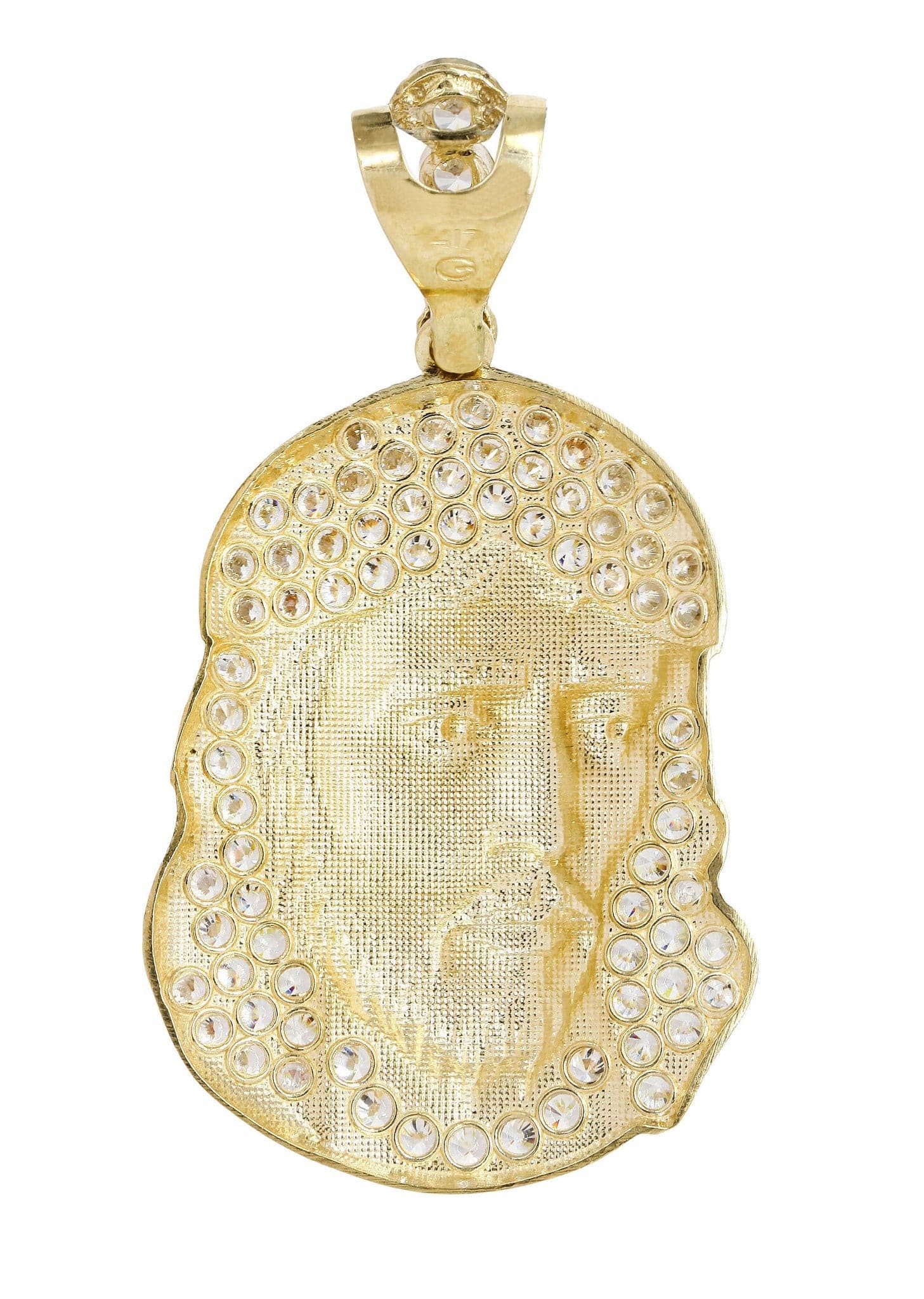 10K Gold Jesus Piece Pendant  |  11 Grams - Image 3