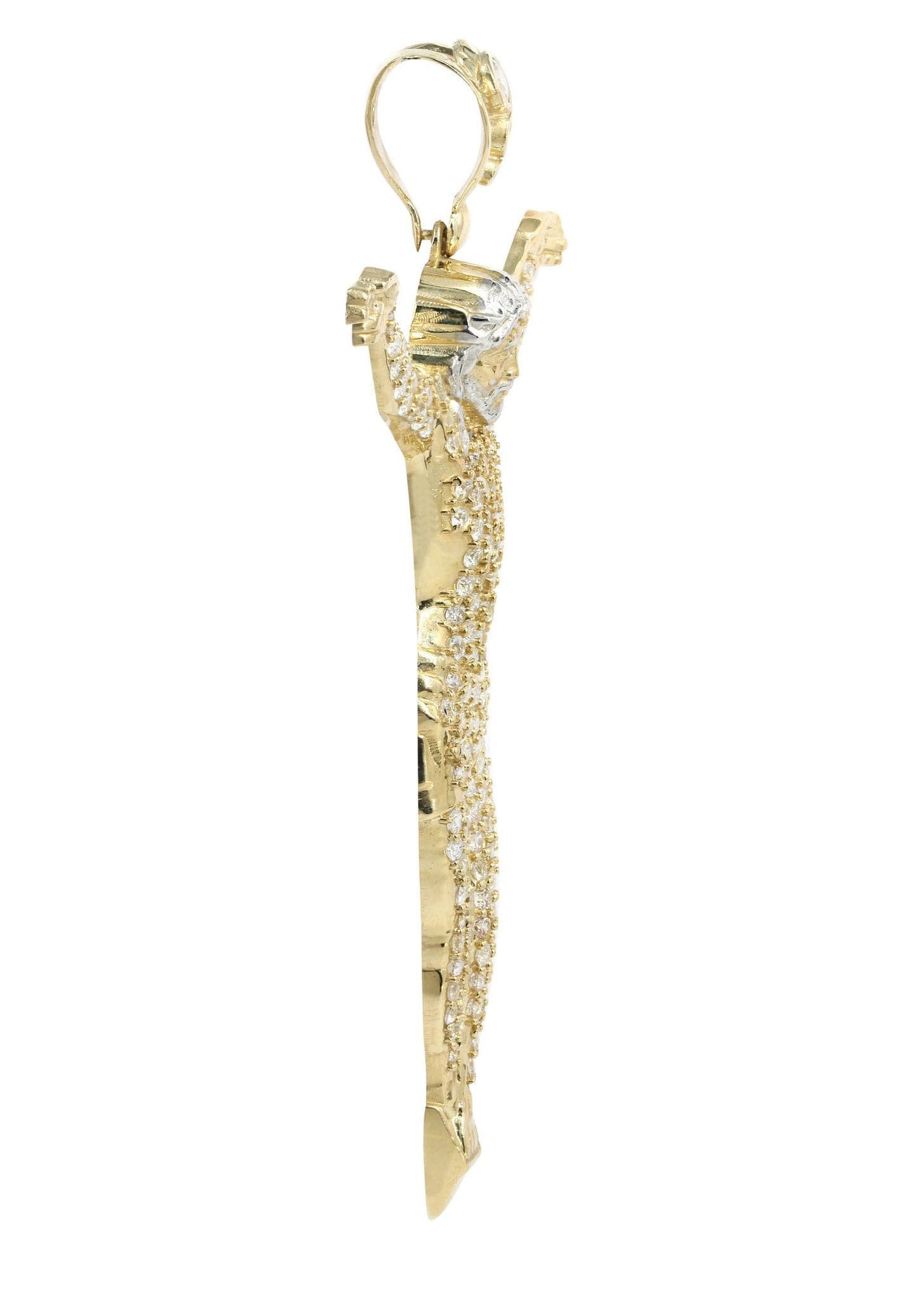 10K Gold Crucifix Pendant  |  32.3 Grams - Image 4