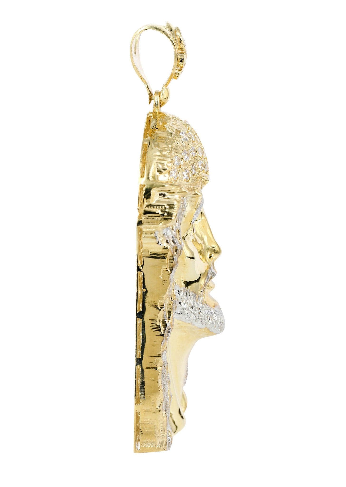 10K Gold Jesus Piece Pendant  |  68.2 Grams - Image 2