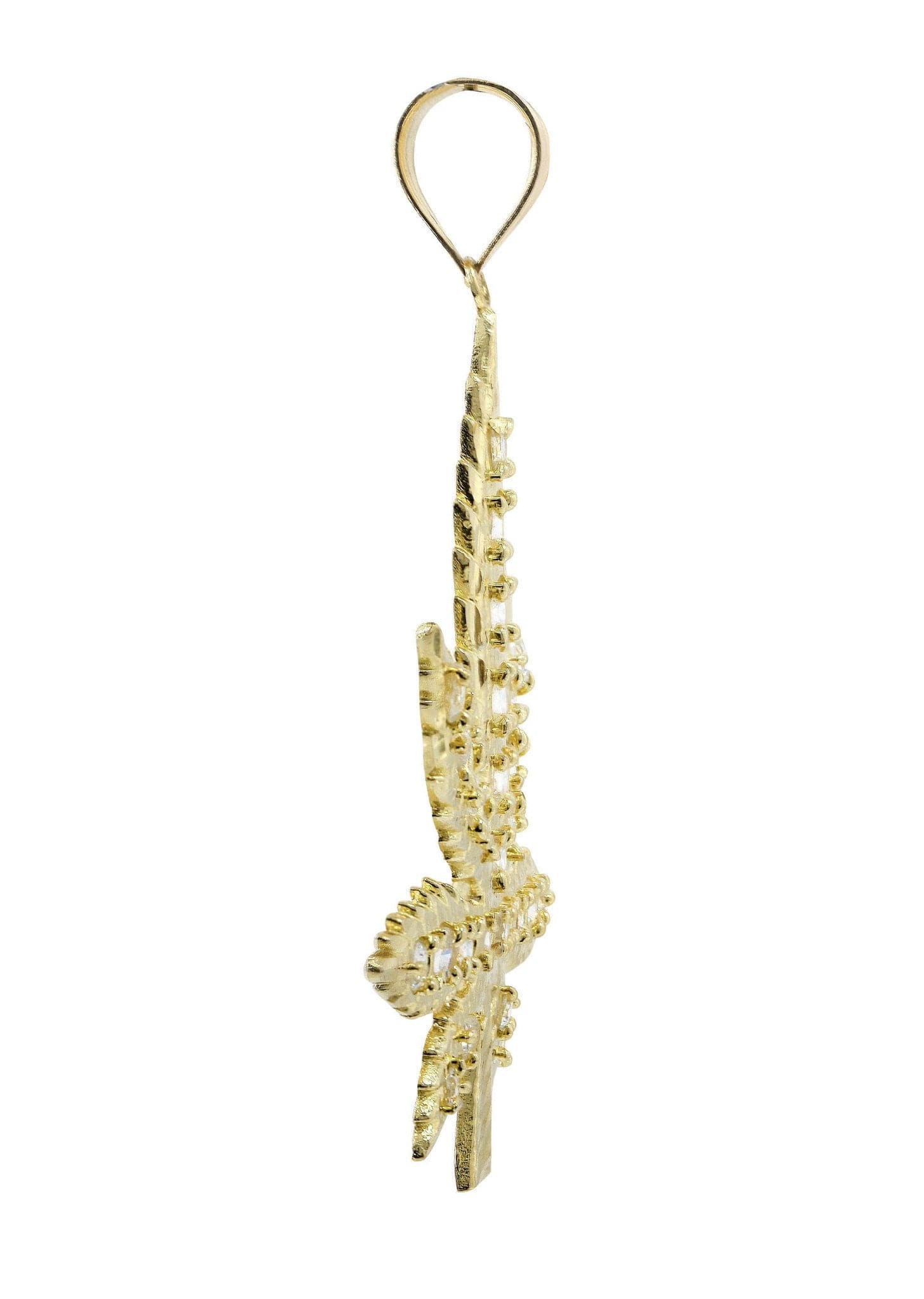 Pot Leaf  10K Gold Pendant | 13.5 Grams - Image 4