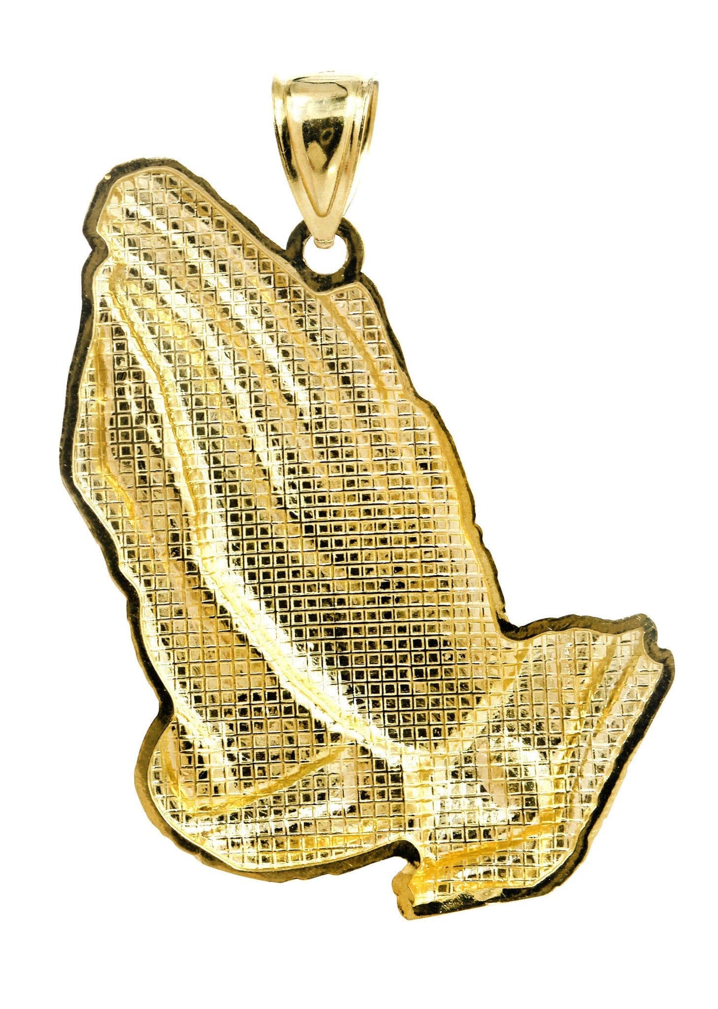 10K Gold Praying Hands Pendant  |  7.2 Grams - Image 4