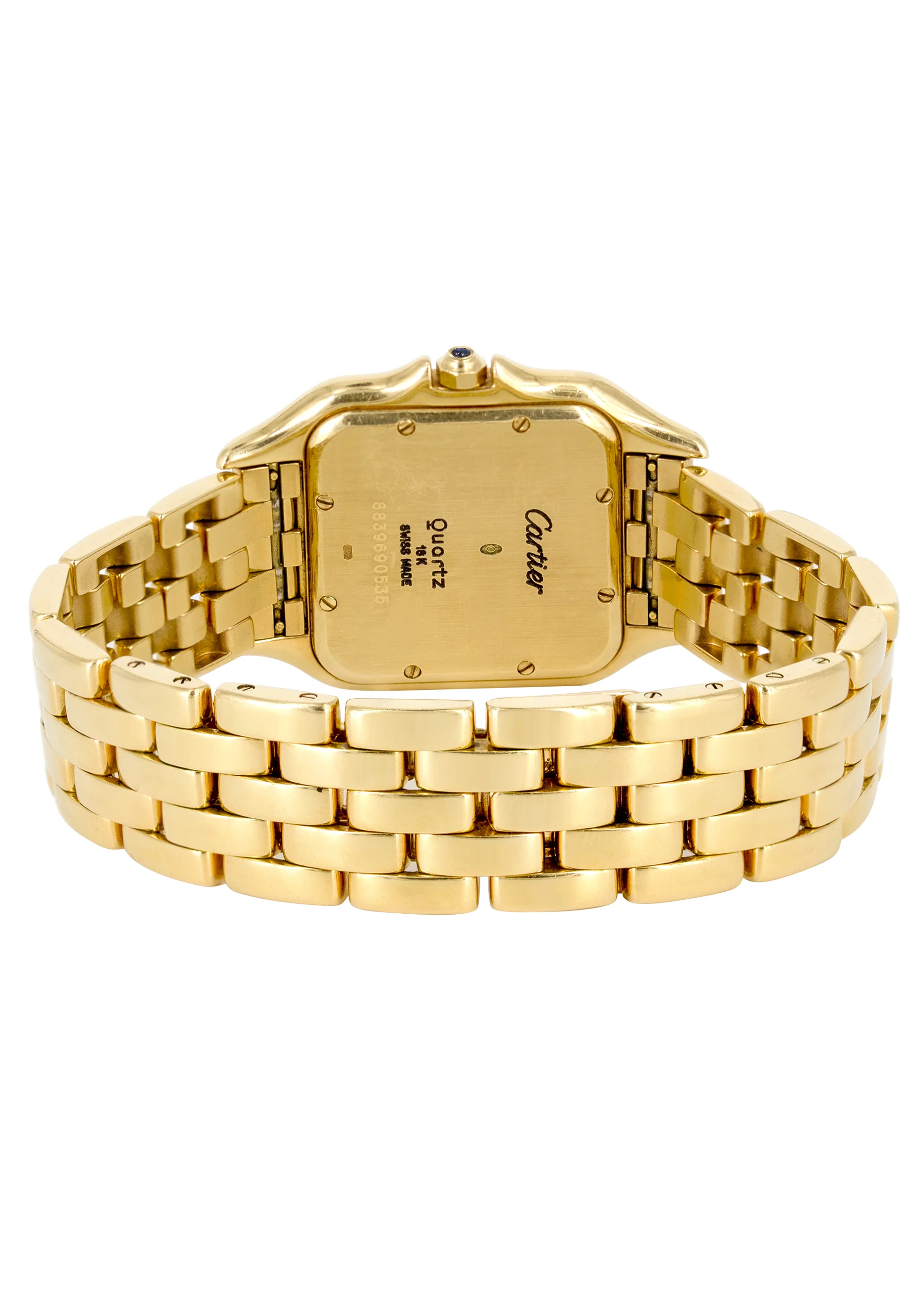 CARTIER PANTHERE WATCH IN 18K GOLD | WHITE DIAL | 27 MM - Image 2