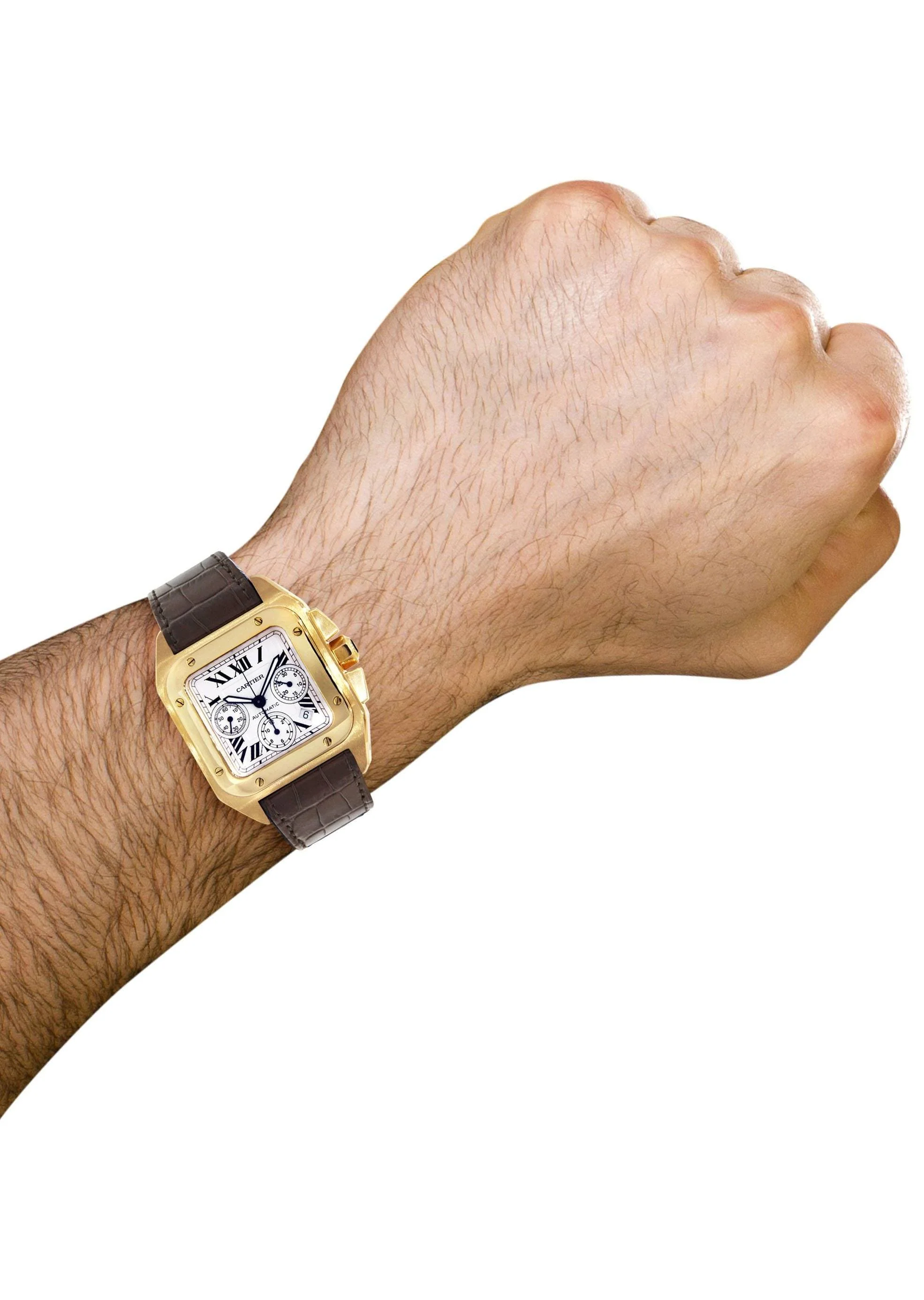Cartier Santos 100 | 18K Yellow Gold - Image 5