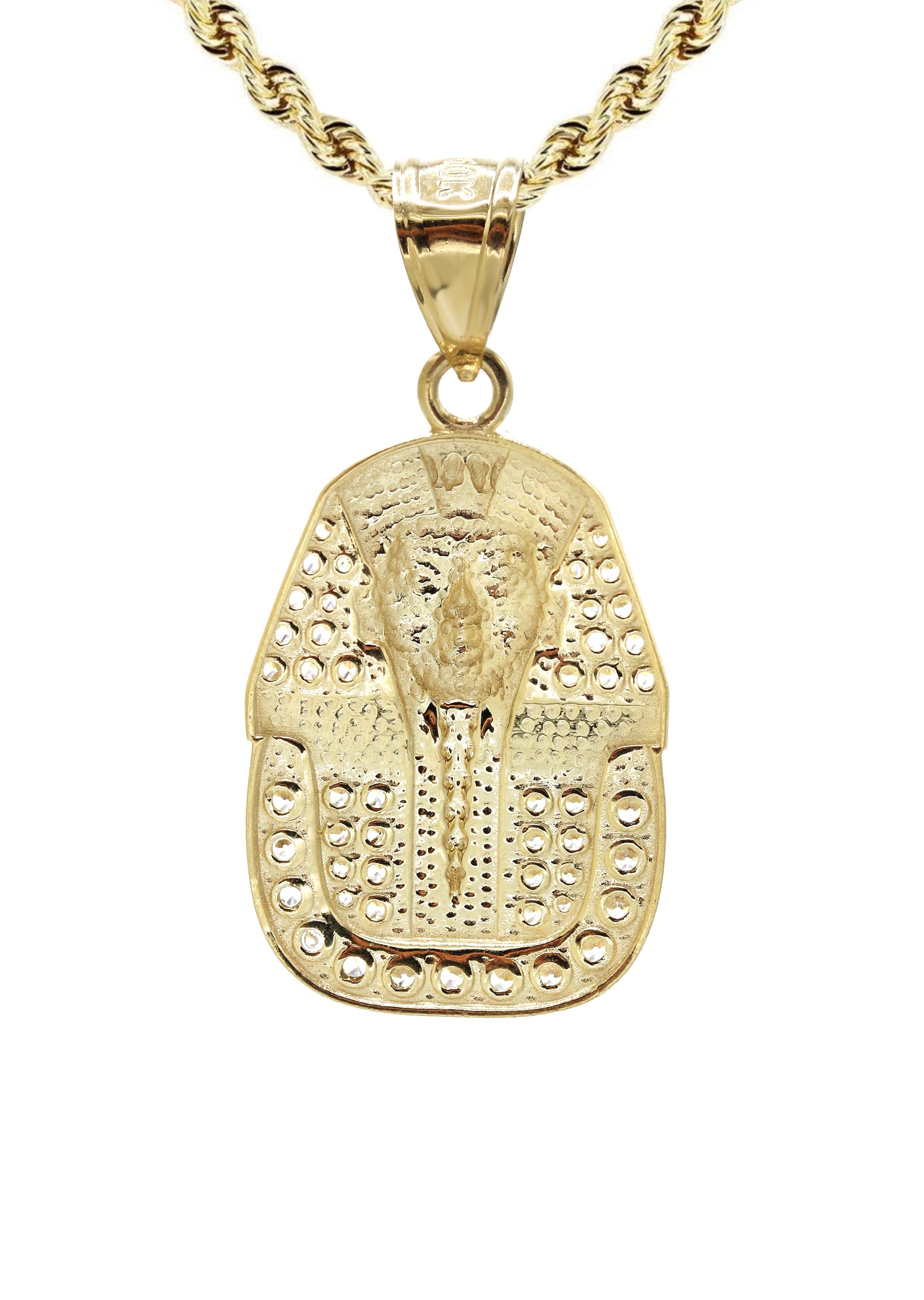 10K Yellow Gold Pharaoh Necklace | Appx. 15.6 Grams - Image 3