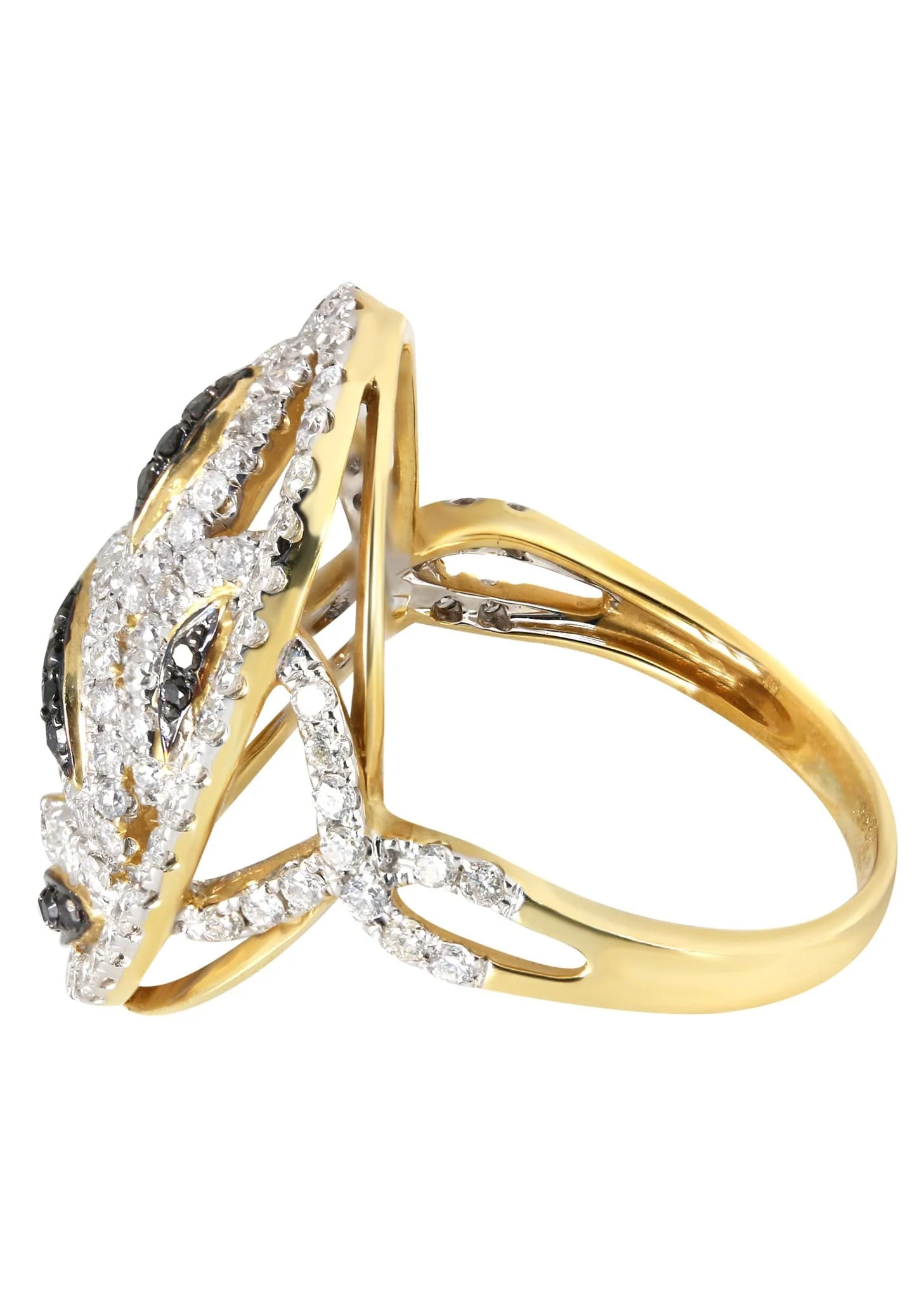 14K Ladies Black Diamond Cocktail Ring | 1.27 Carats 6.13 Grams - Image 2