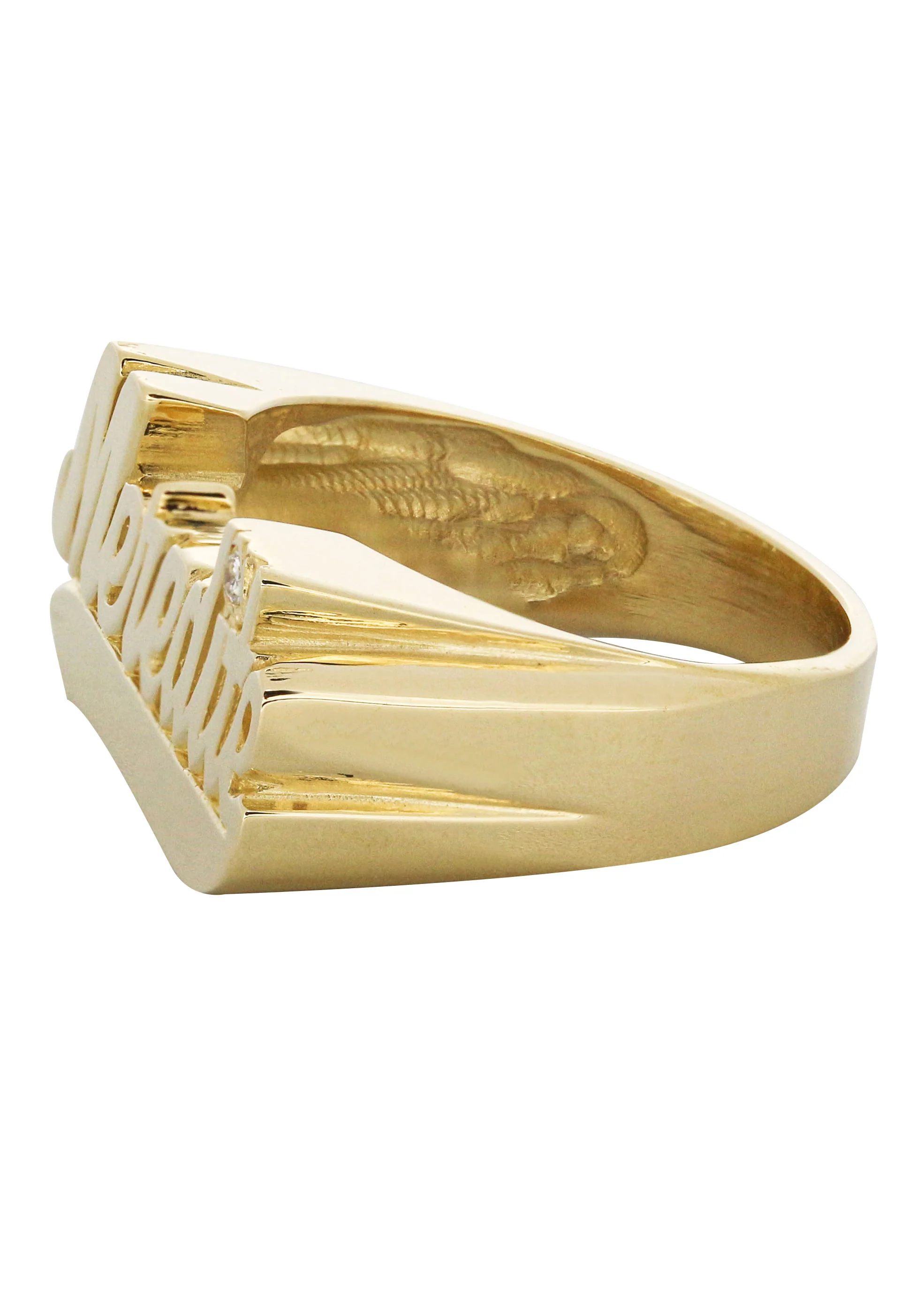 14K Script Gold Name Ring | Appx. 6.5 Grams - Image 2