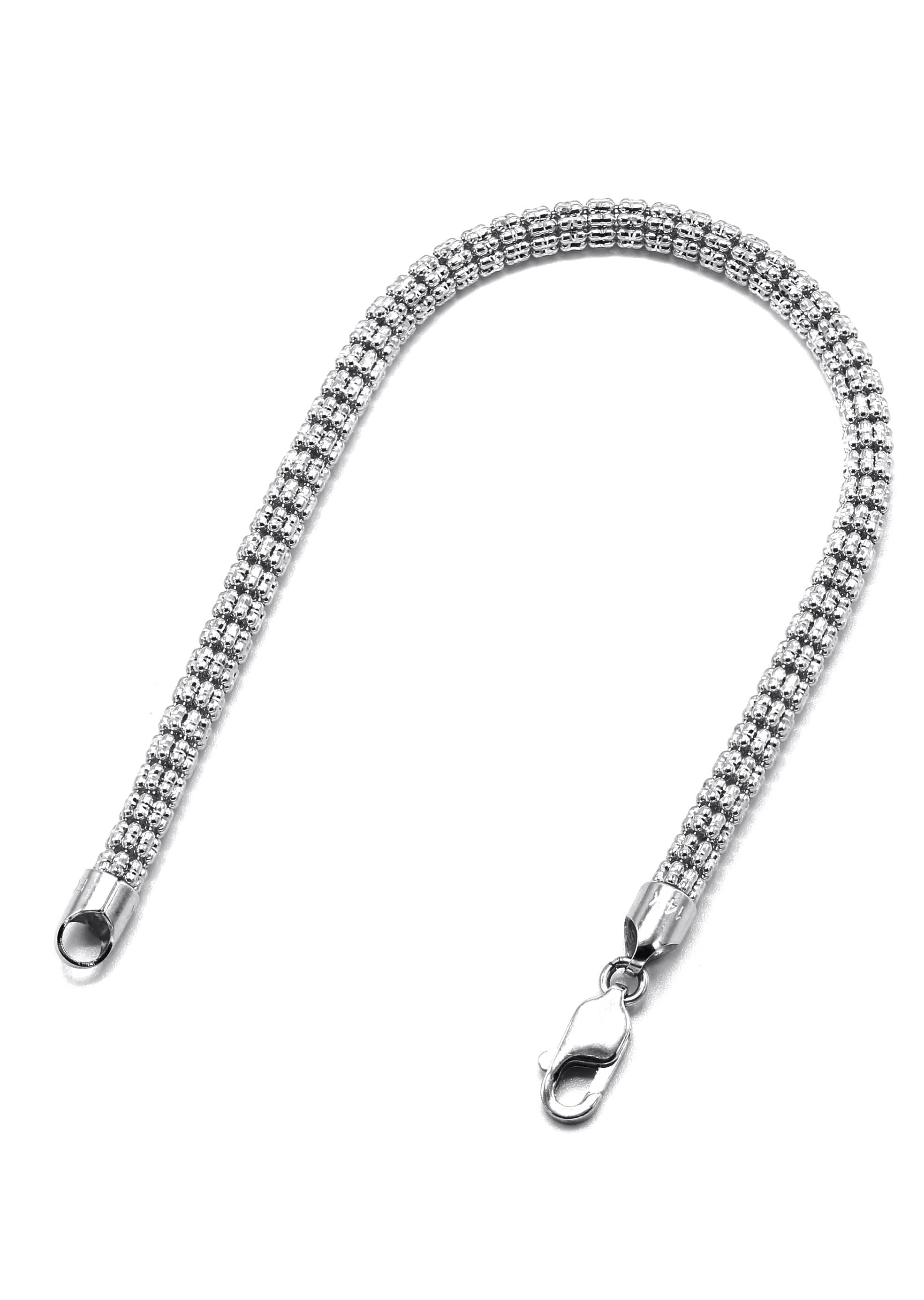 14K White Gold Ice Bracelet - Image 2