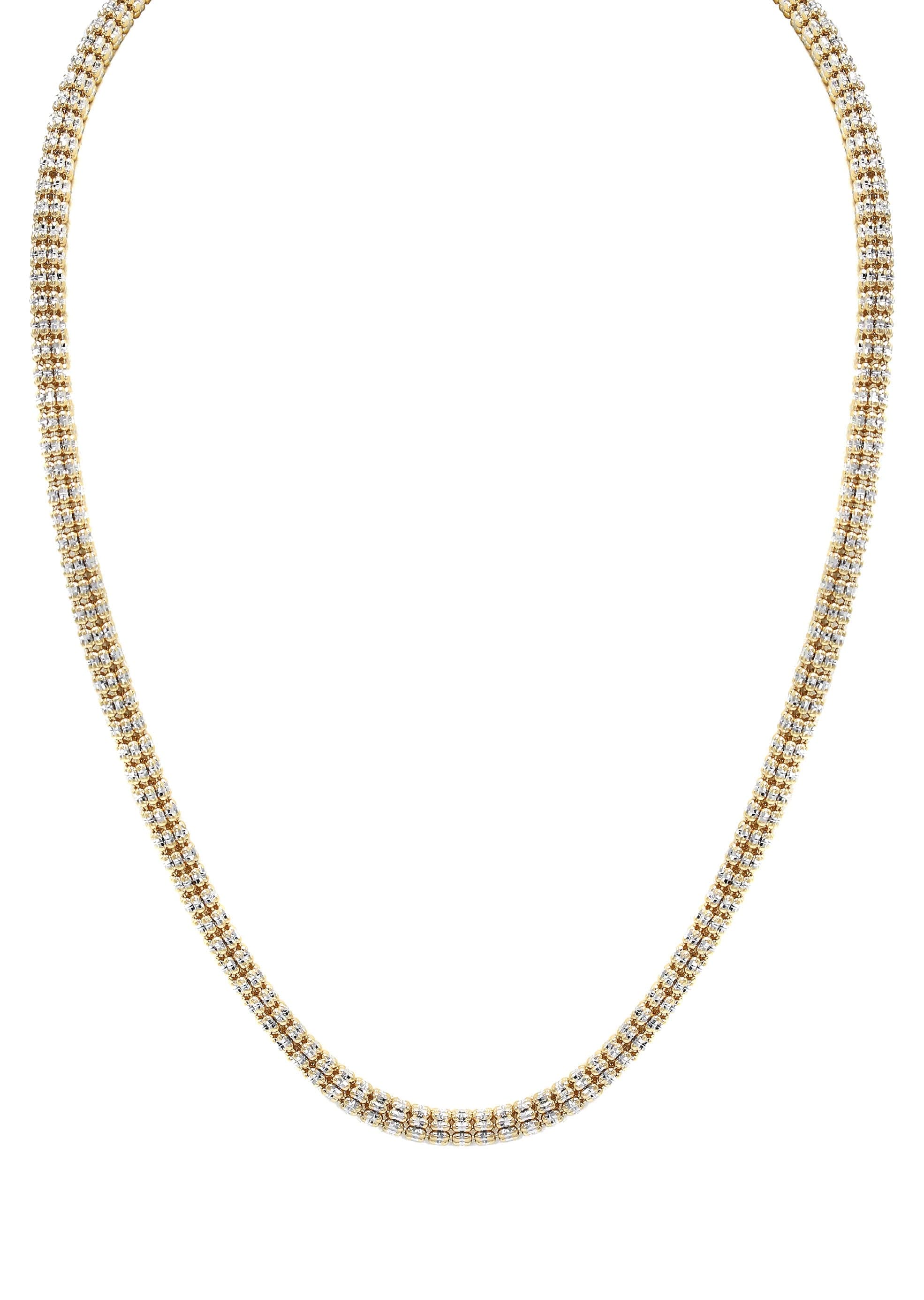 Mens Ice Chain 10K Yellow Gold - Image 4