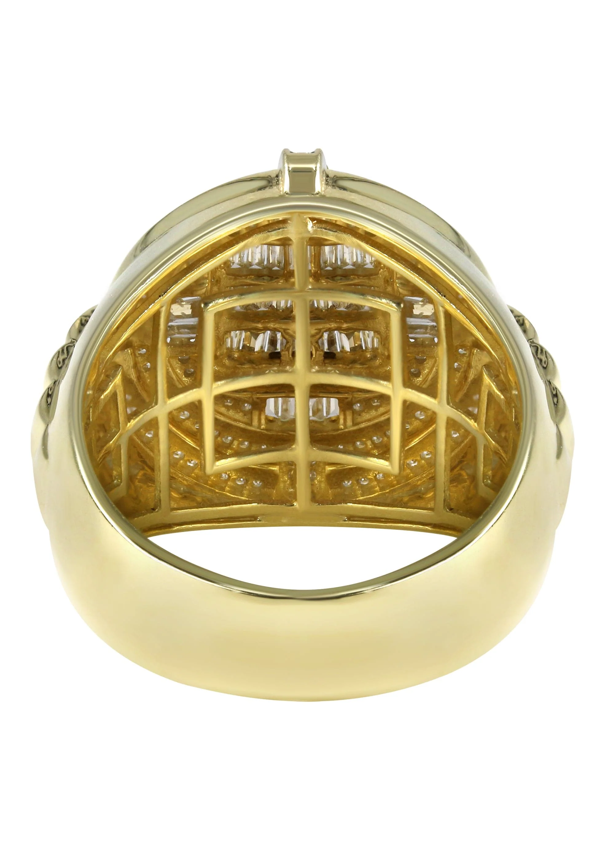 Mens Baguette Diamond Pinky Ring  | 0.92 Carats | 9.8 Grams - Image 3