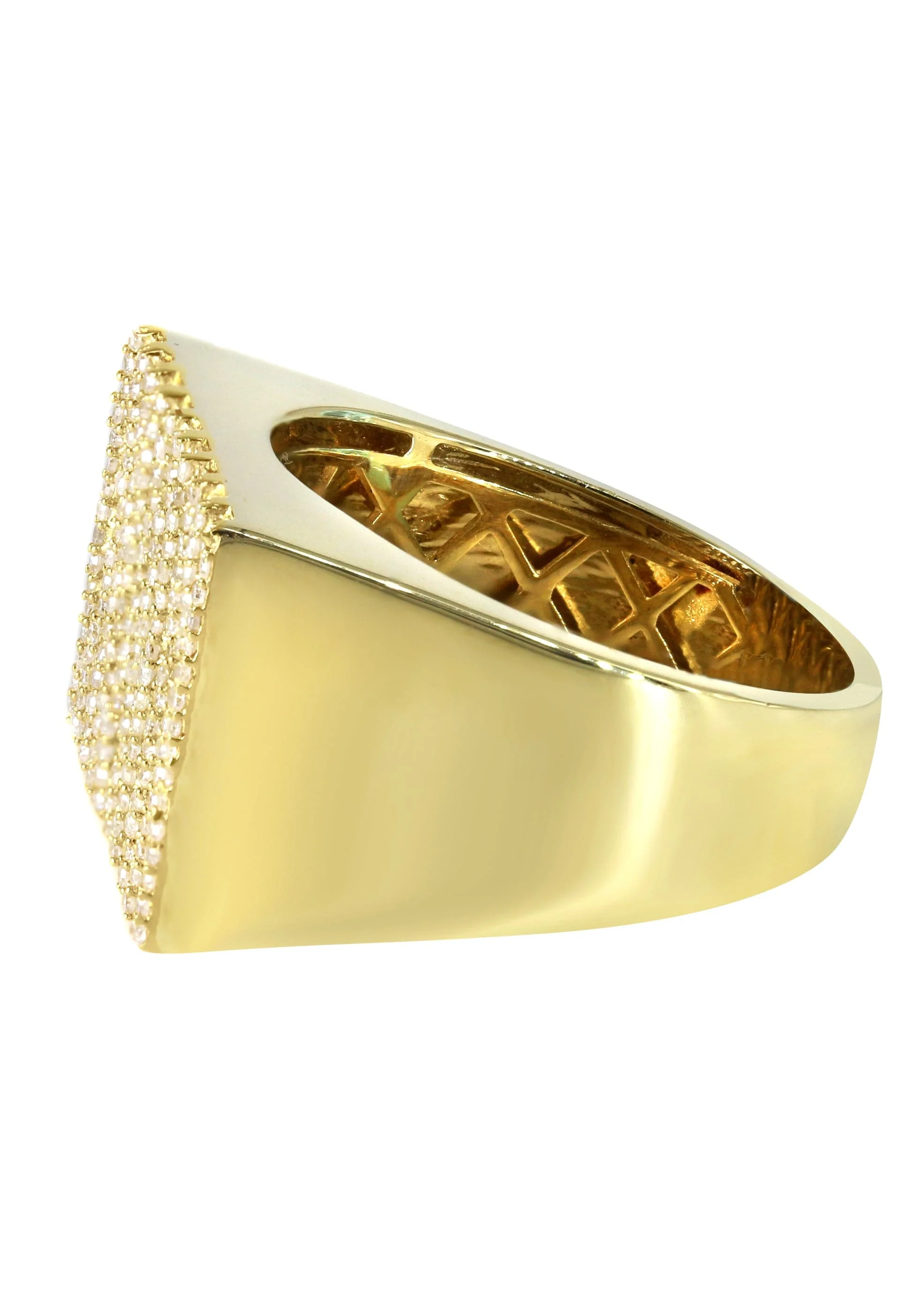 Mens Baguette Diamond Pinky Ring  | 1.64 Carats | 9.5 Grams - Image 2