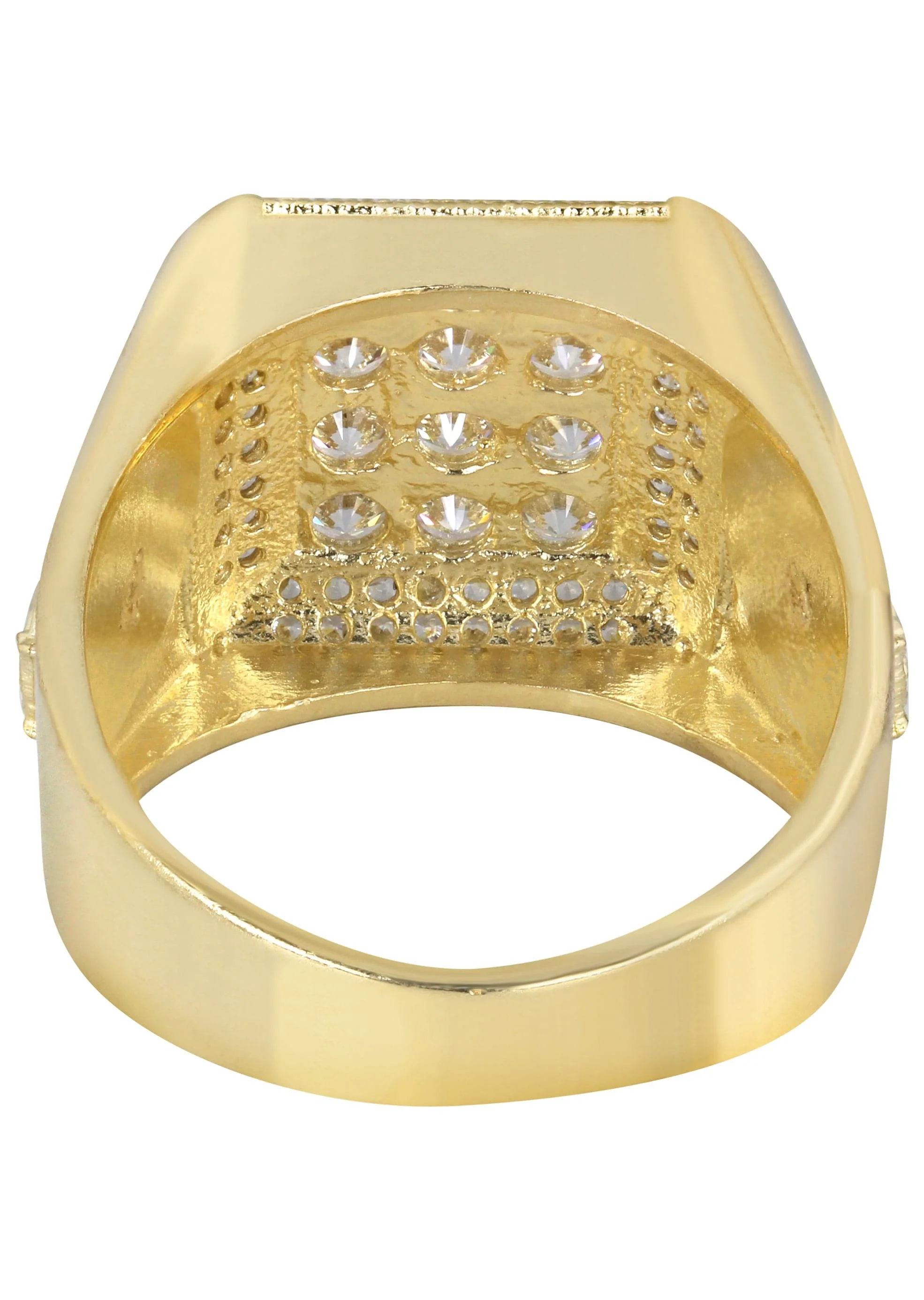 10K Gold Ring For Men - Mens Pinky Ring   | 9.3 Grams - Image 3