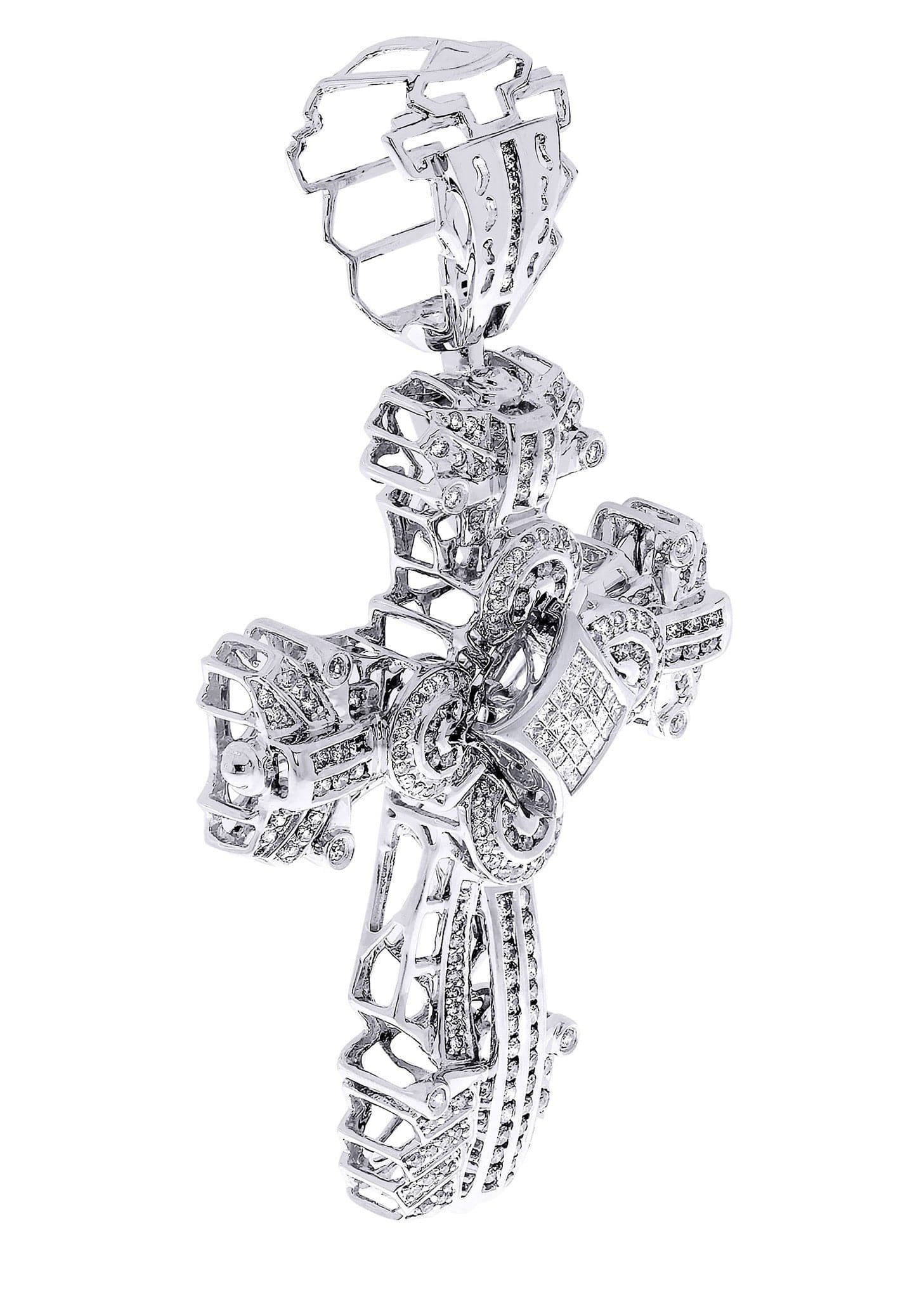 Diamond Cross Pendant| 2.08 Carats| 22.92 Grams - Image 2