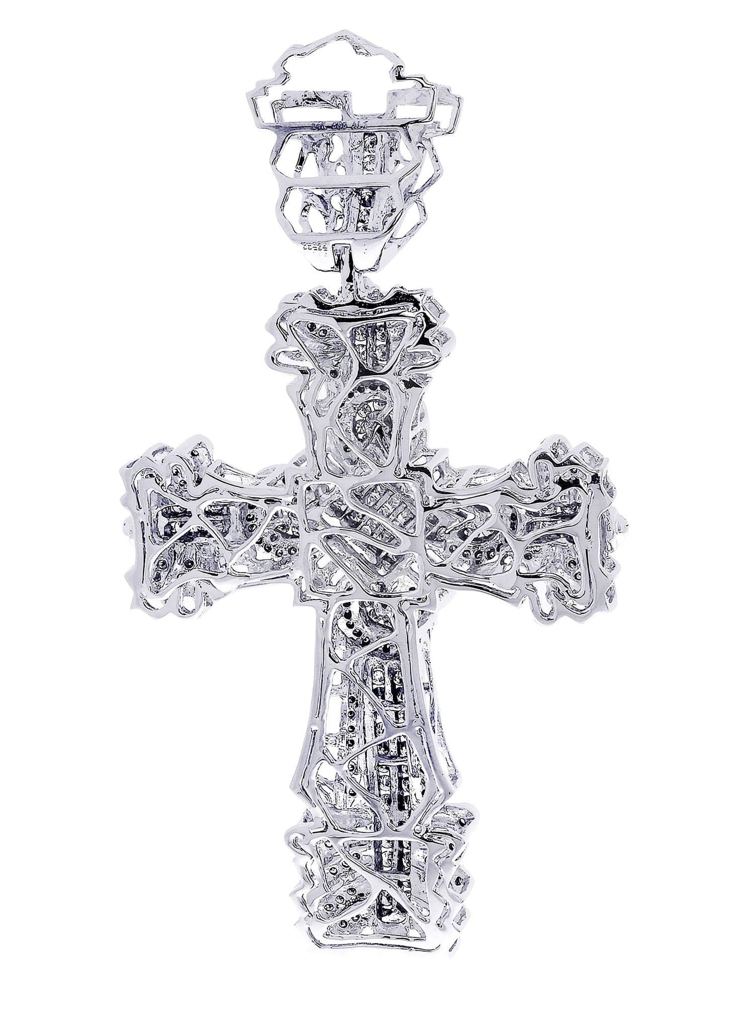 Diamond Cross Pendant| 2.08 Carats| 22.92 Grams - Image 3