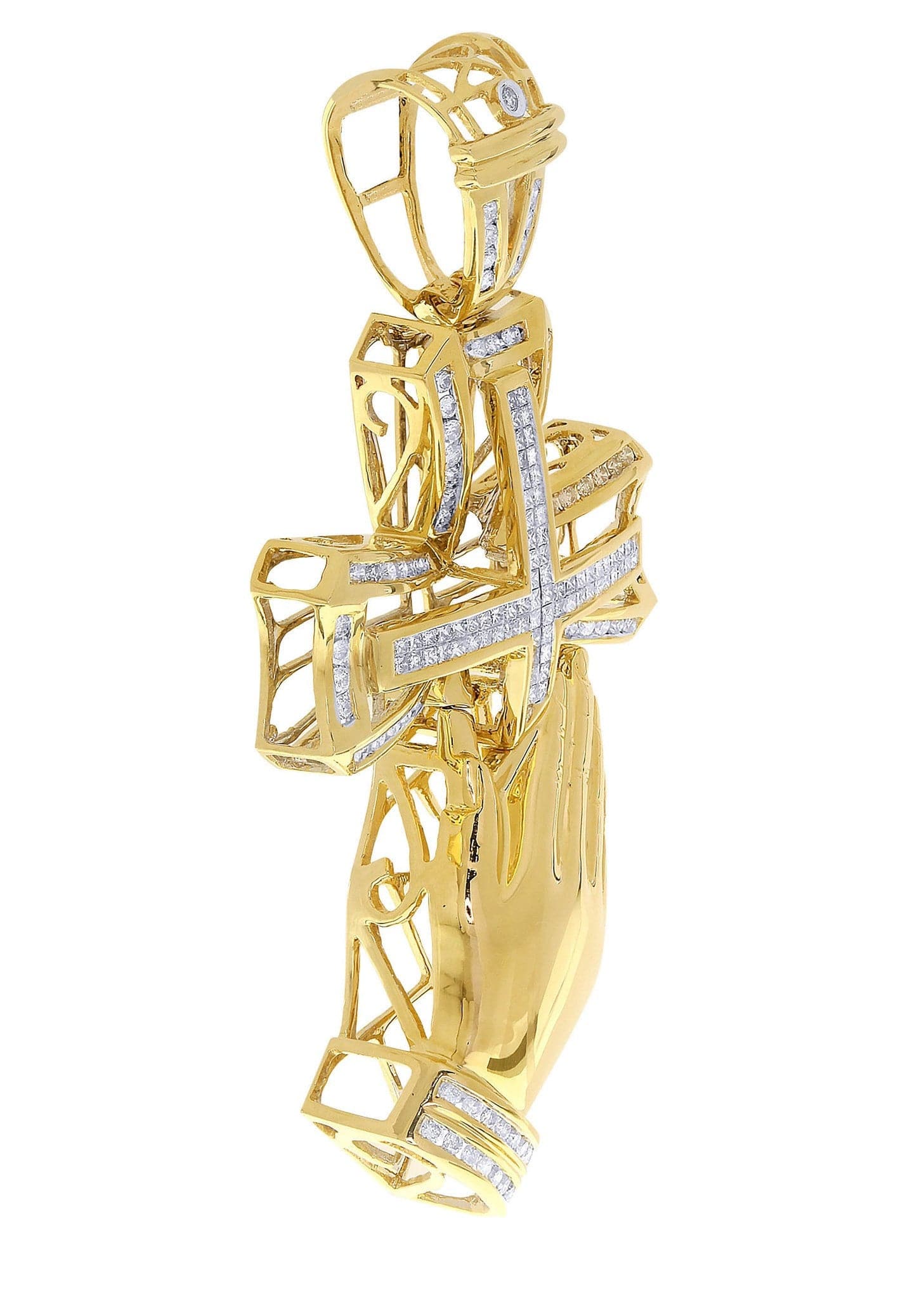 Diamond Cross Pendant| 2.65 Carats| 29.58 Grams - Image 2