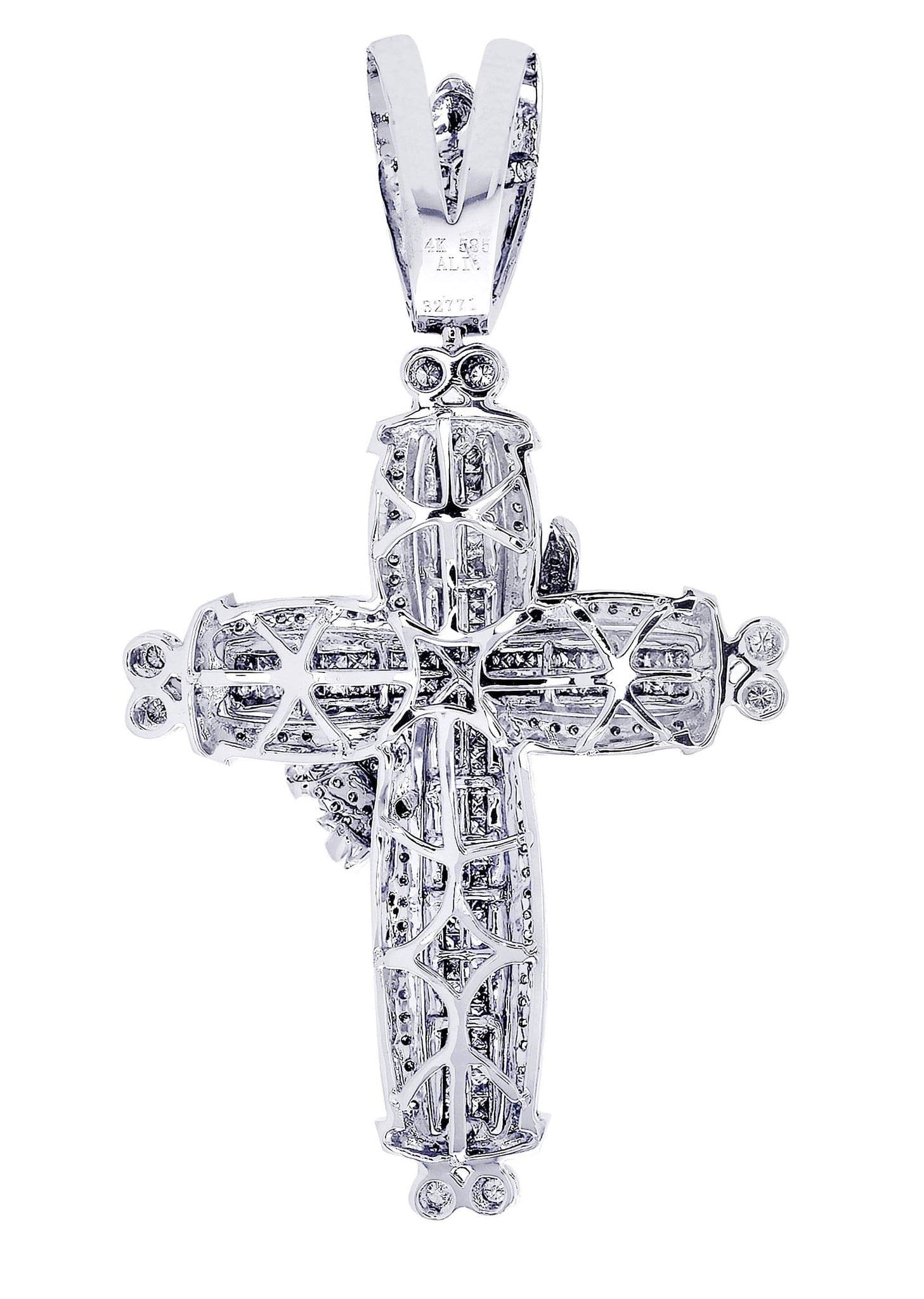 Diamond Cross Pendant| 2.85 Carats| 19.7 Grams - Image 3