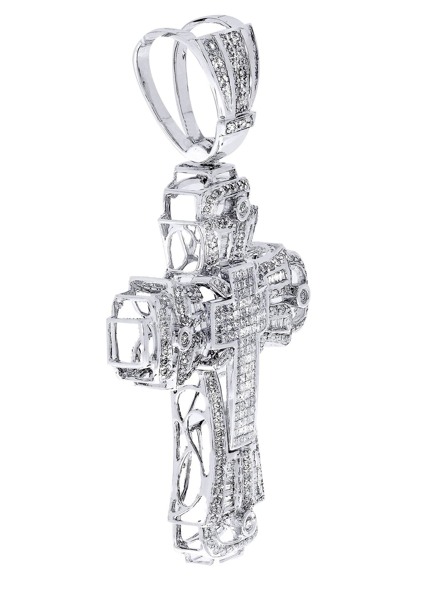 Diamond Cross Pendant| 3.18 Carats| 21.52 Grams - Image 2