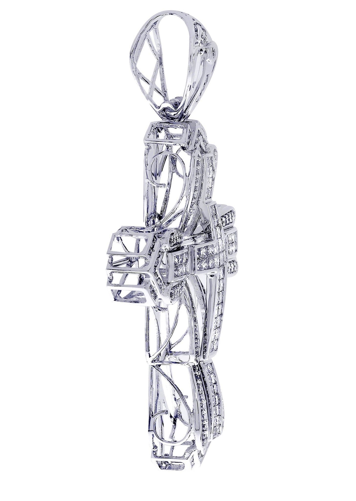 Diamond Cross Pendant| 4.36 Carats| 19.59 Grams - Image 2