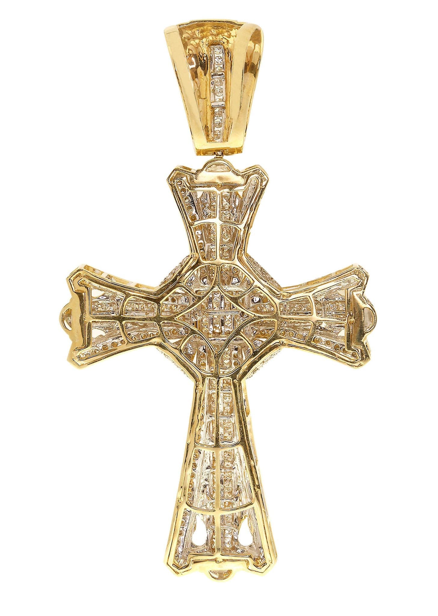 Diamond Cross Pendant| 5.47 Carats| 35.78 Grams - Image 3