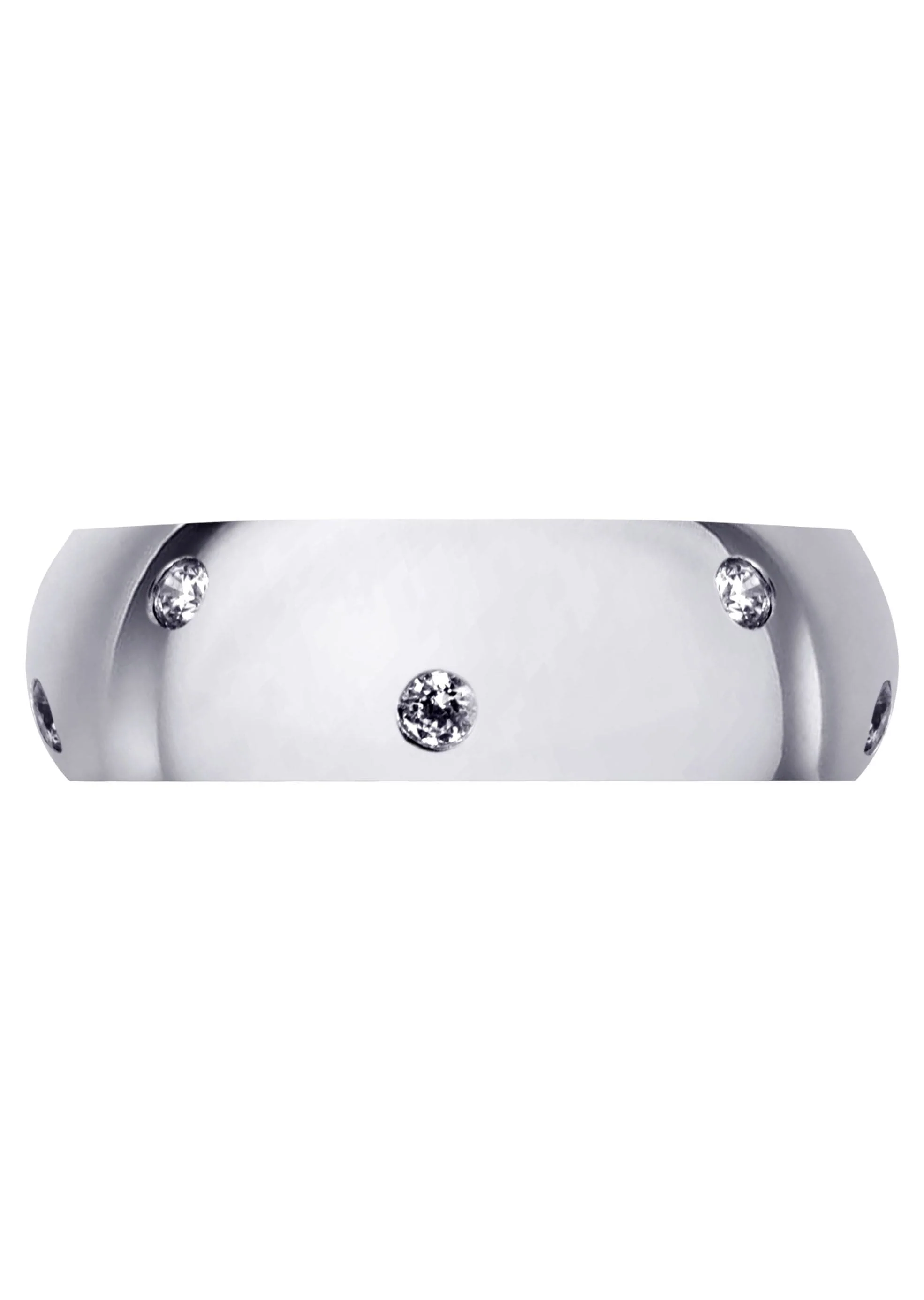 Diamond Mens Wedding Band | 0.36 Carats | High Polish Finish (Solomon) - Image 2