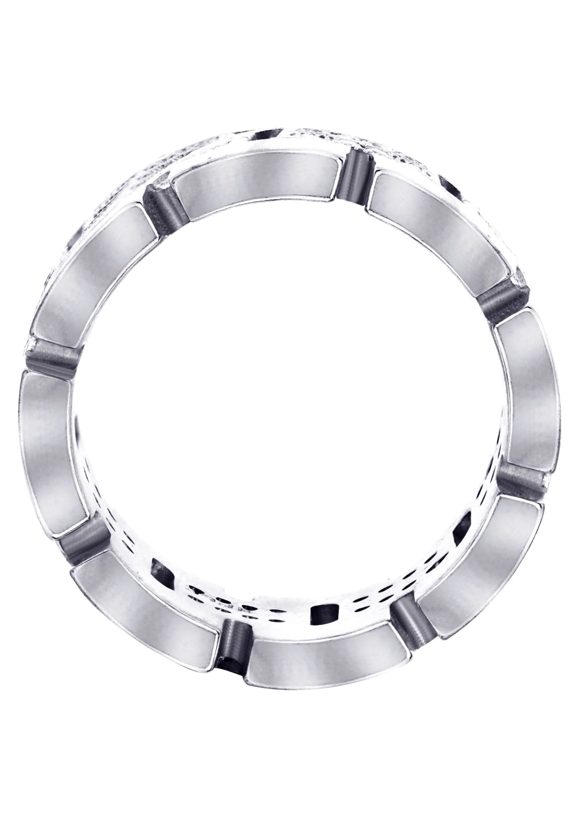 Diamond Mens Wedding Band | 0.64 Carats | High Polish Finish (Ruben) - Image 3