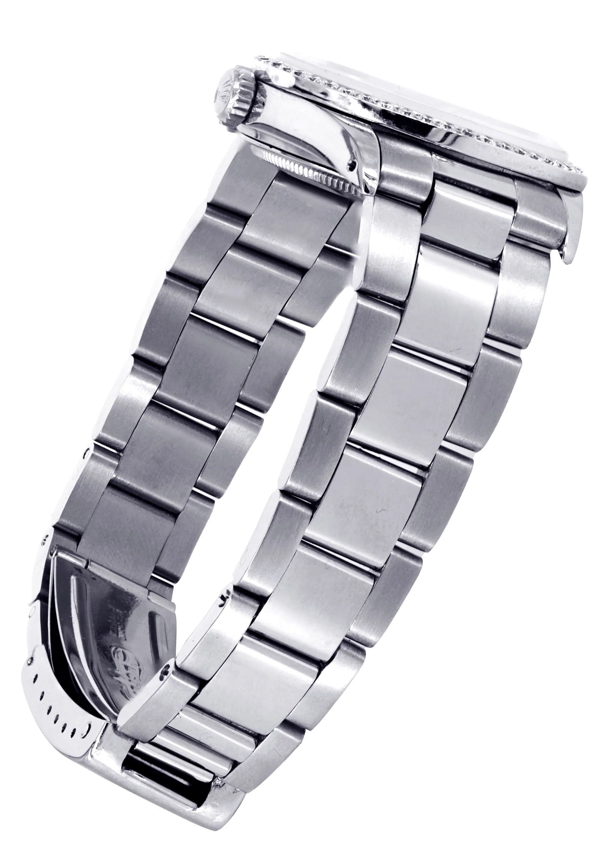 Diamond Rolex Date 34 MM | 2.25 CARAT | CUSTOM DIAMOND DIAL | OYSTER BAND - Image 3