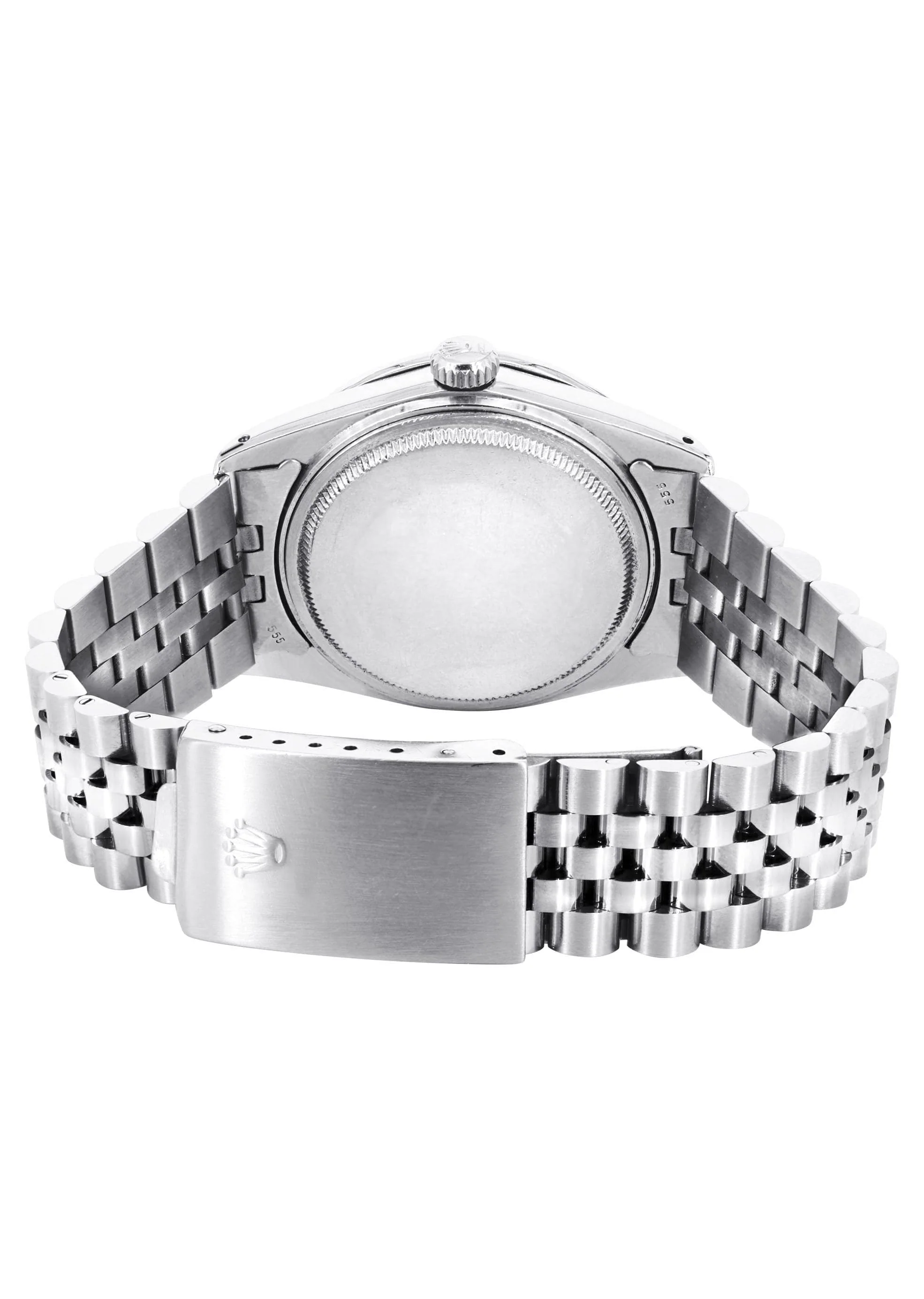 Diamond Rolex Watch | 68274 | Diamond Bezel | 31MM | Pink Mother of Pearl Diamond Dial | Jubilee Band - Image 6