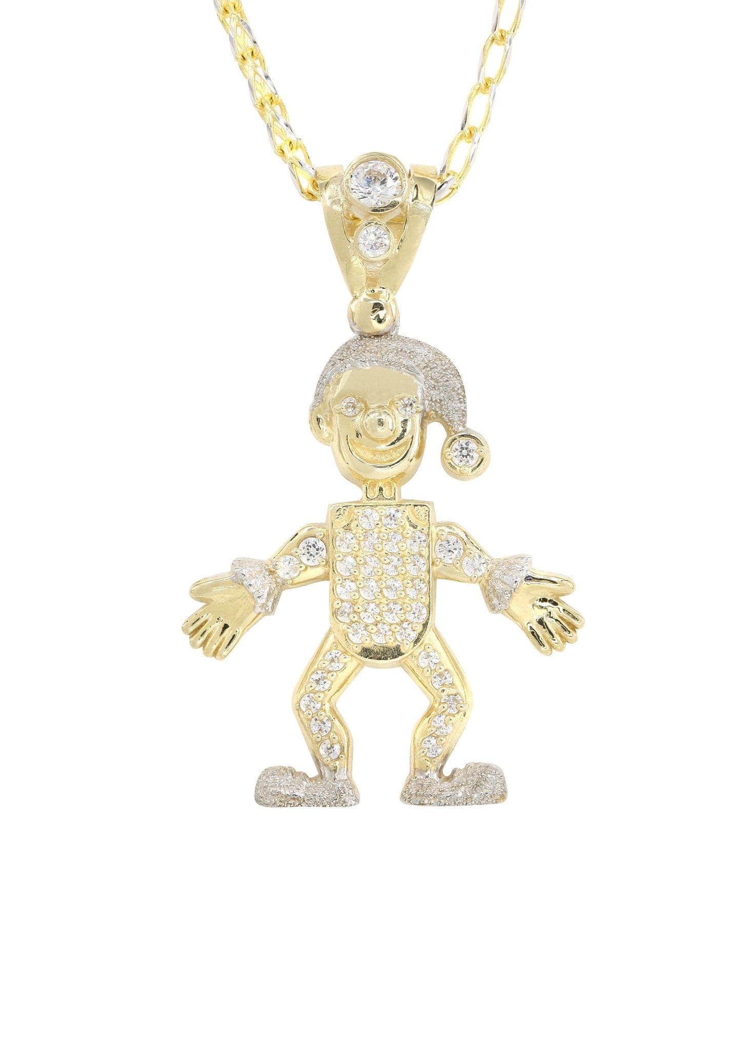 10K Yellow Gold Fancy Link  Children Necklace | Appx. 12.8 Grams - Image 3
