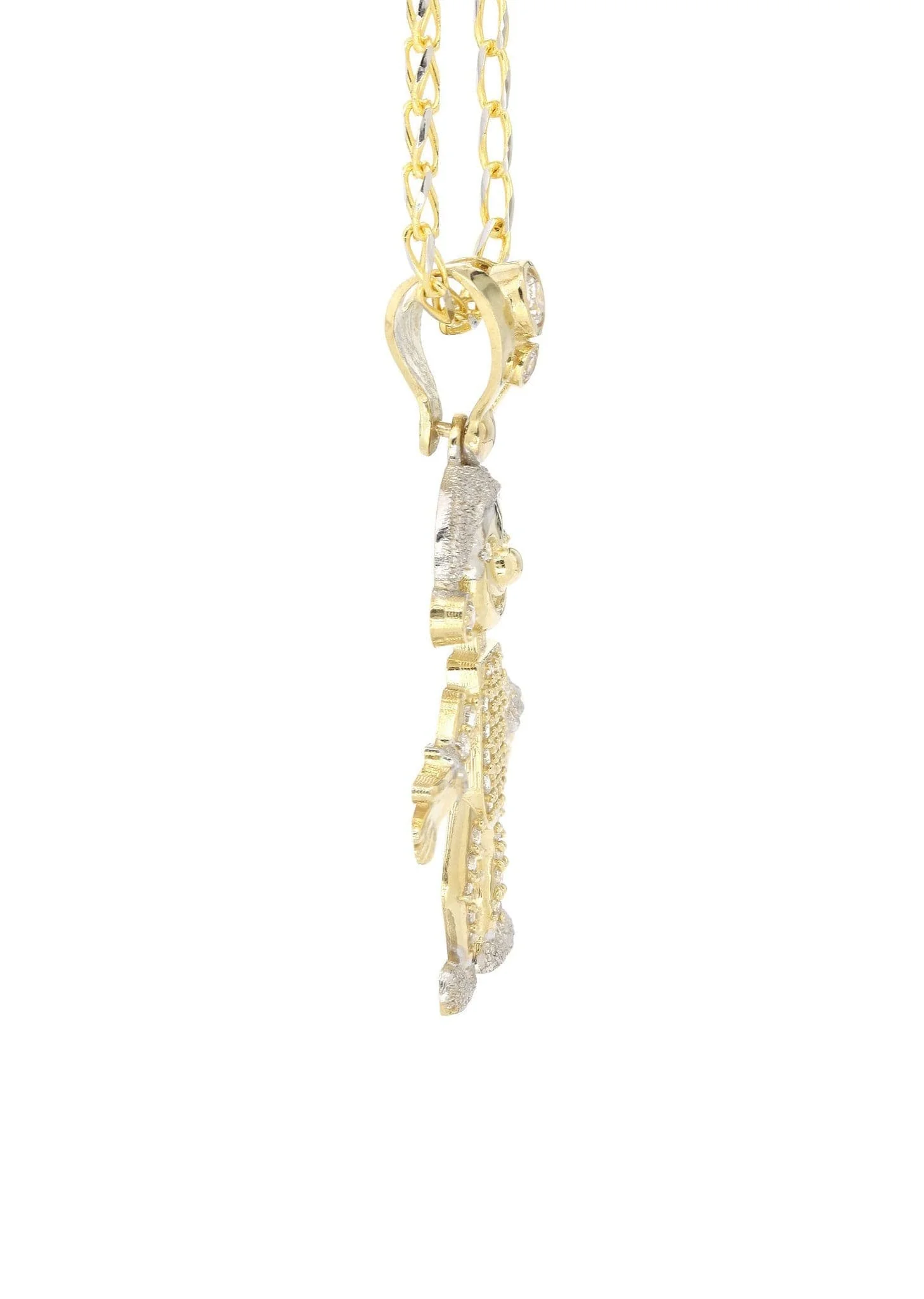 10K Yellow Gold Fancy Link  Children Necklace | Appx. 12.8 Grams - Image 4