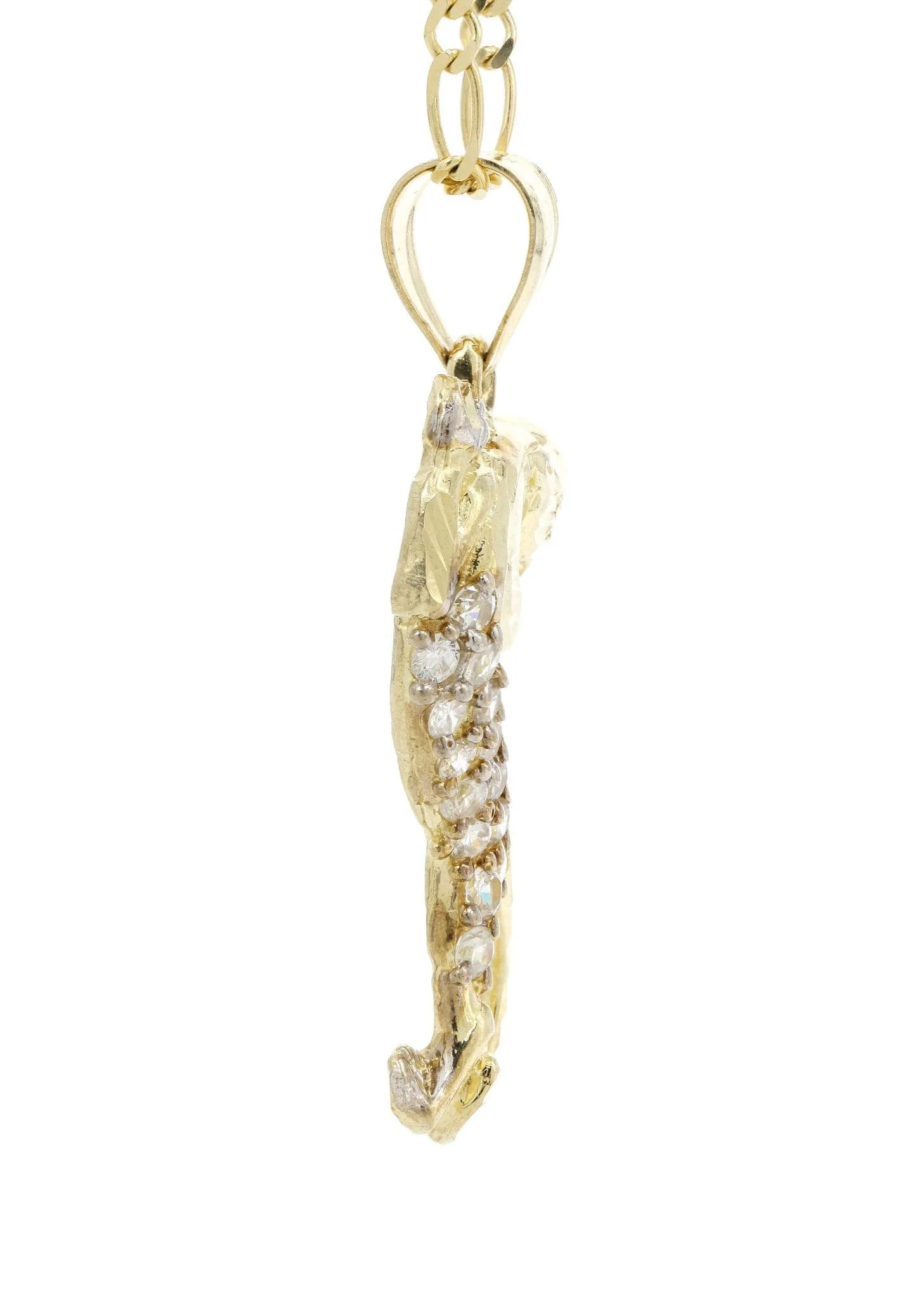 10K Yellow Gold Figaro  Tiger Necklace | Appx. 12 Grams - Image 4