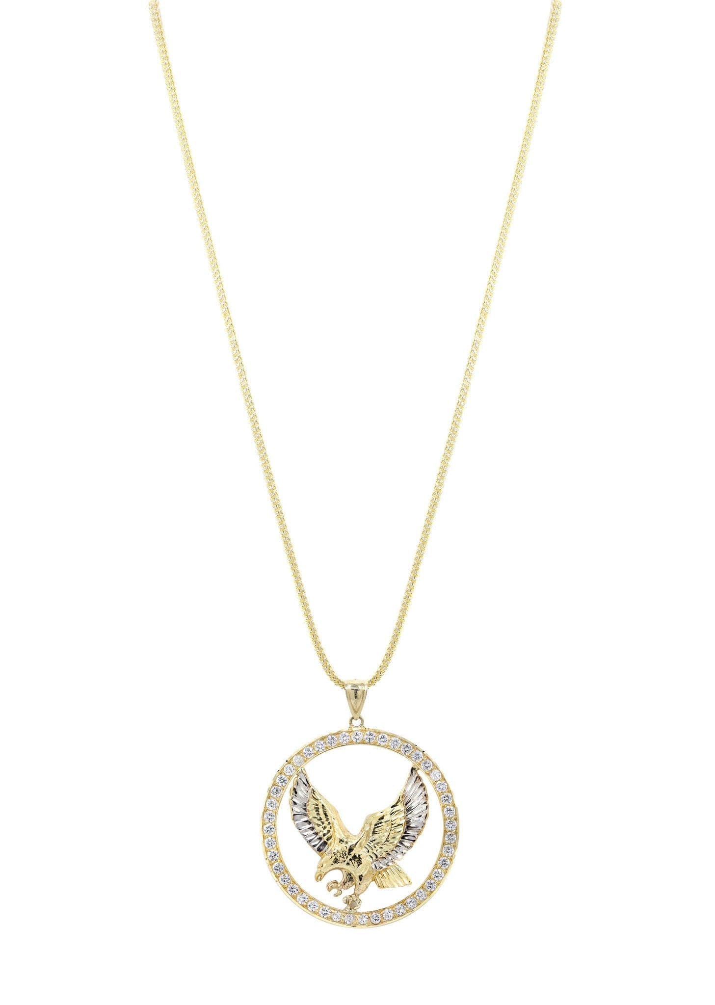 10K Yellow Gold Eagle Necklace | Appx. 19 Grams - Image 5