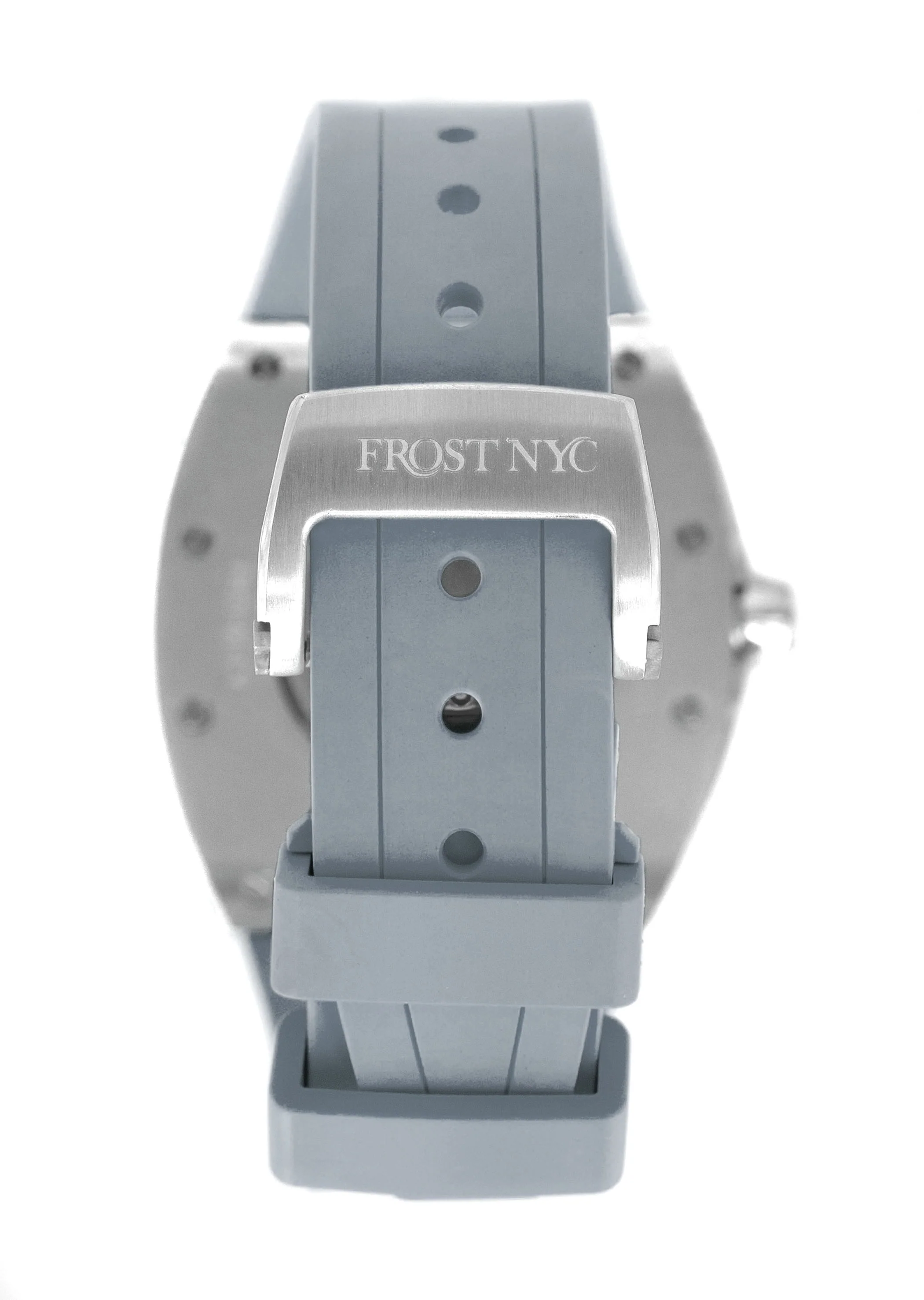 Frost NYC Mens Watch - Automatic Skeleton Stainless Steel Sport Watch | FRST-01-SS | Gray - Image 7