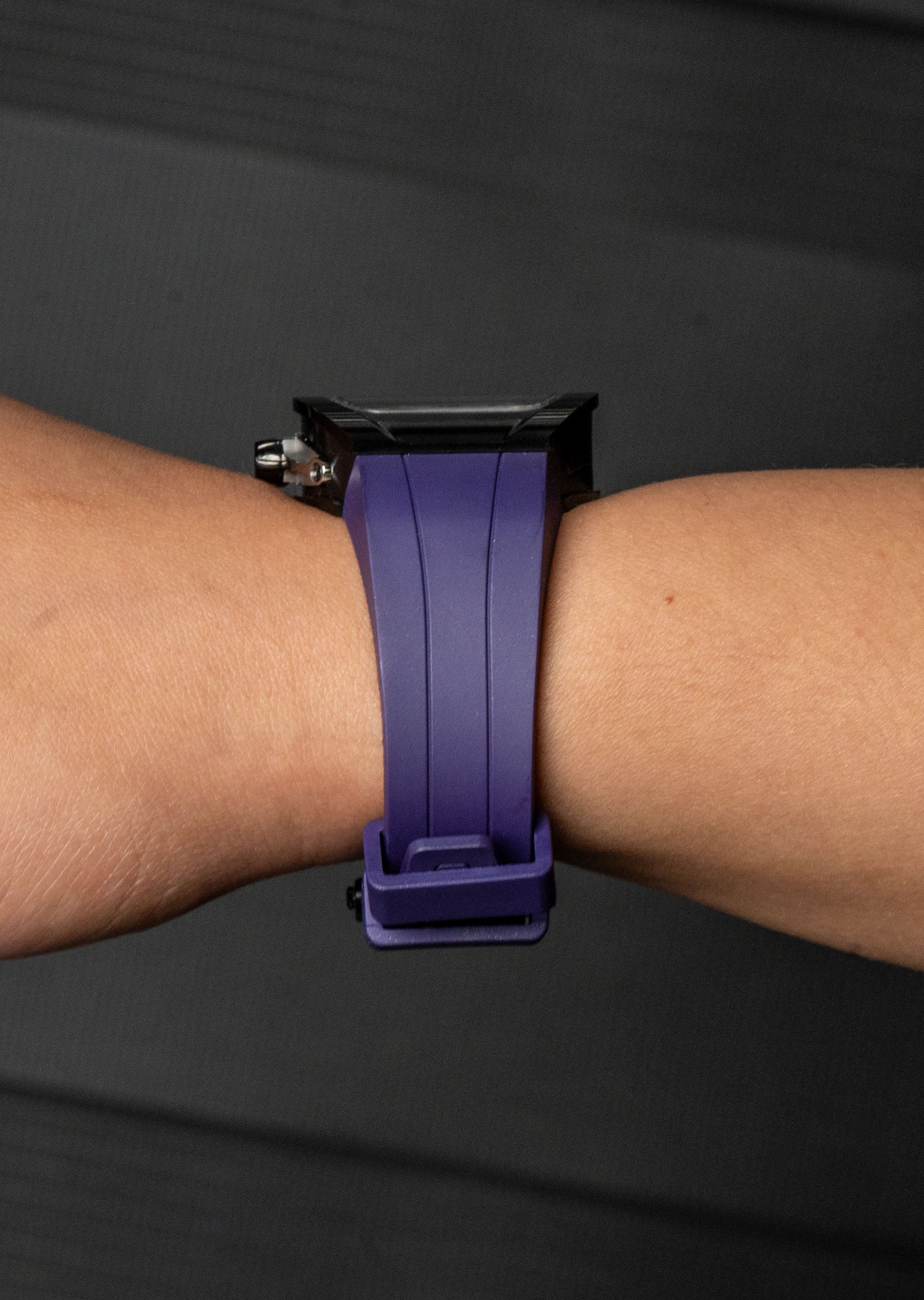 Frost NYC Evolution Women's Watch - Automatic Skeleton Steel Caged Heart | WFRST-01-H-B Purple Band | Pre - Sale - Image 3