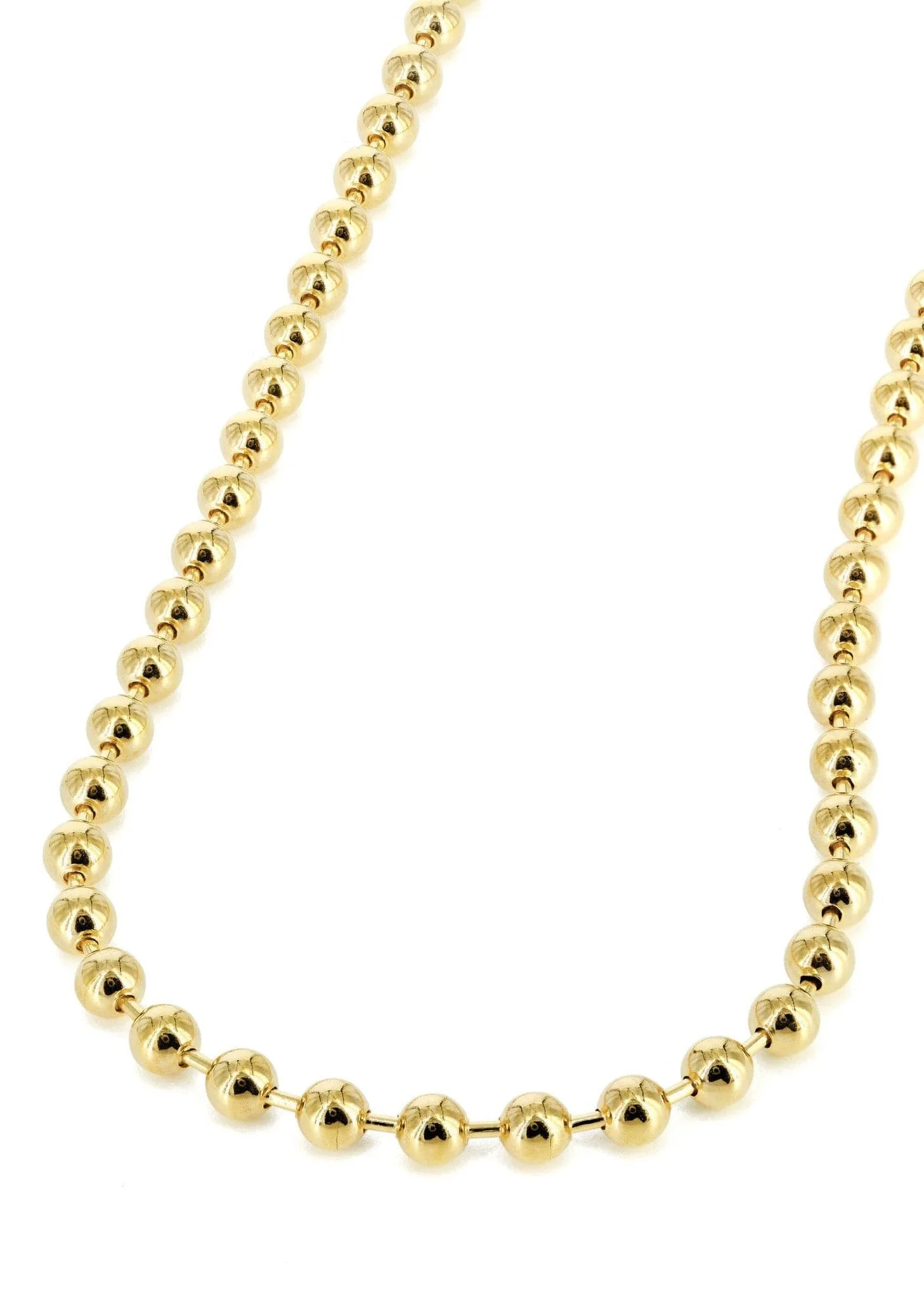 Gold Chain - Mens Dog Tag Chain 10K/14K Gold