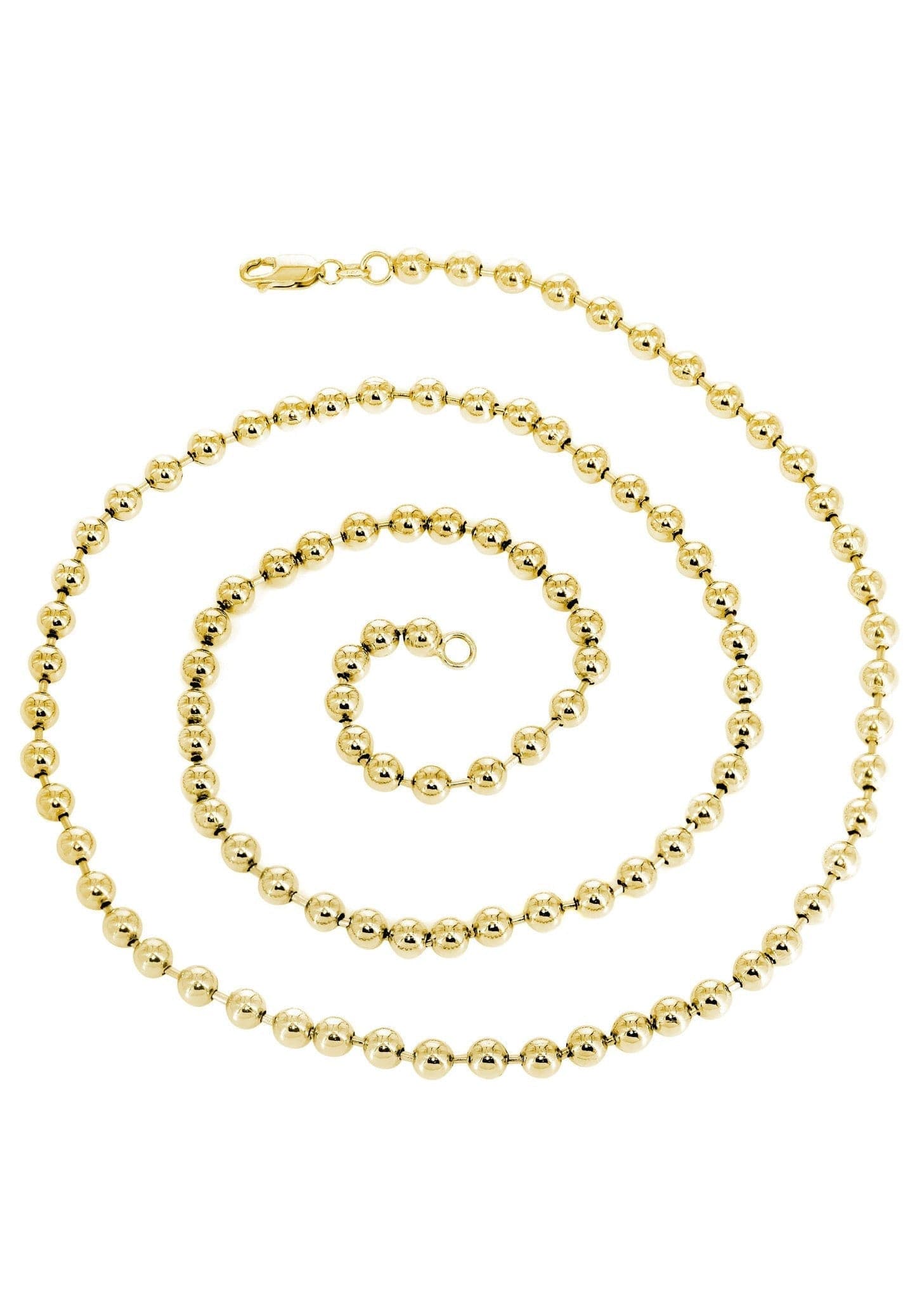 Gold Chain - Mens Dog Tag Chain 10K/14K Gold - Image 2