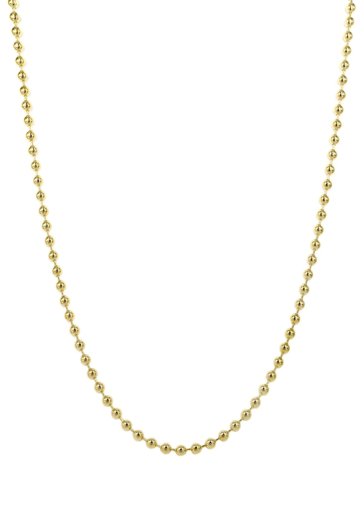 Gold Chain - Mens Dog Tag Chain 10K/14K Gold - Image 3