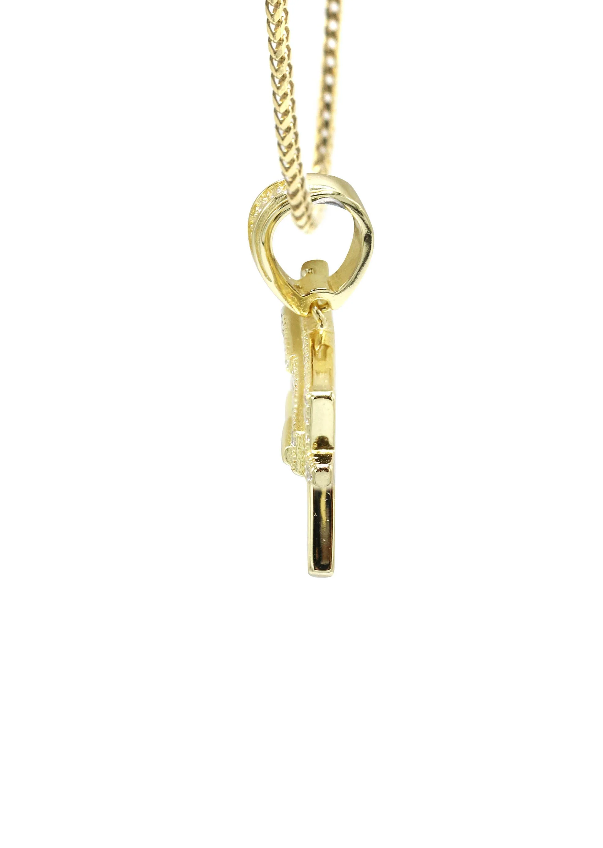 Silver Necklace - Gold Gun Necklace | 15 Grams - Image 4